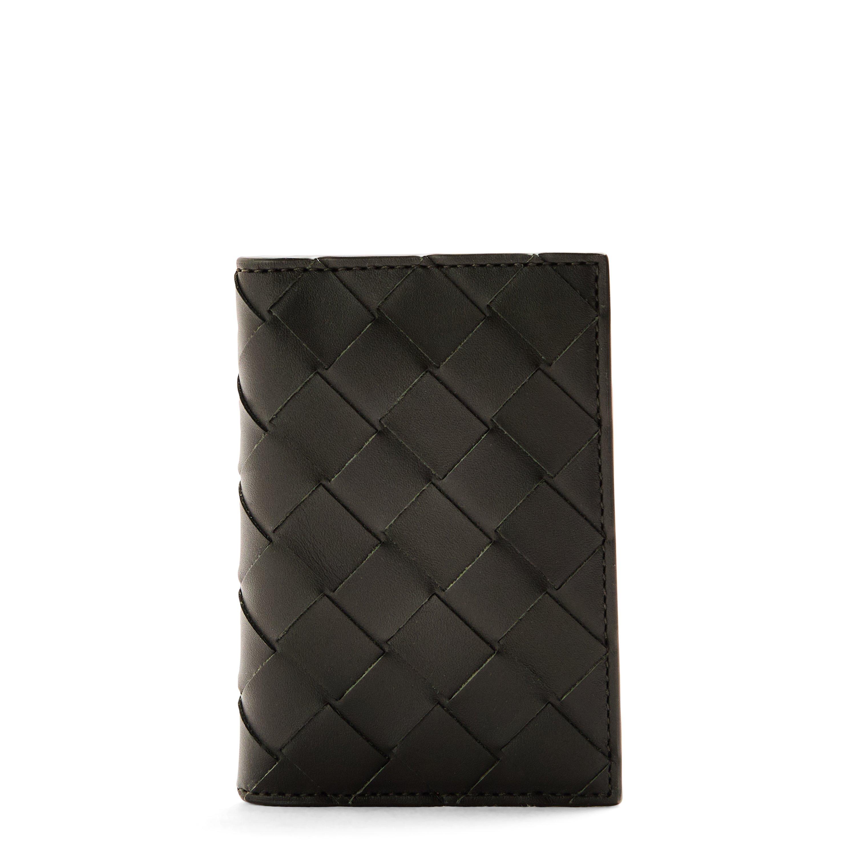 Dark Green - Bottega Veneta - Men's Flap Card Holder - 1