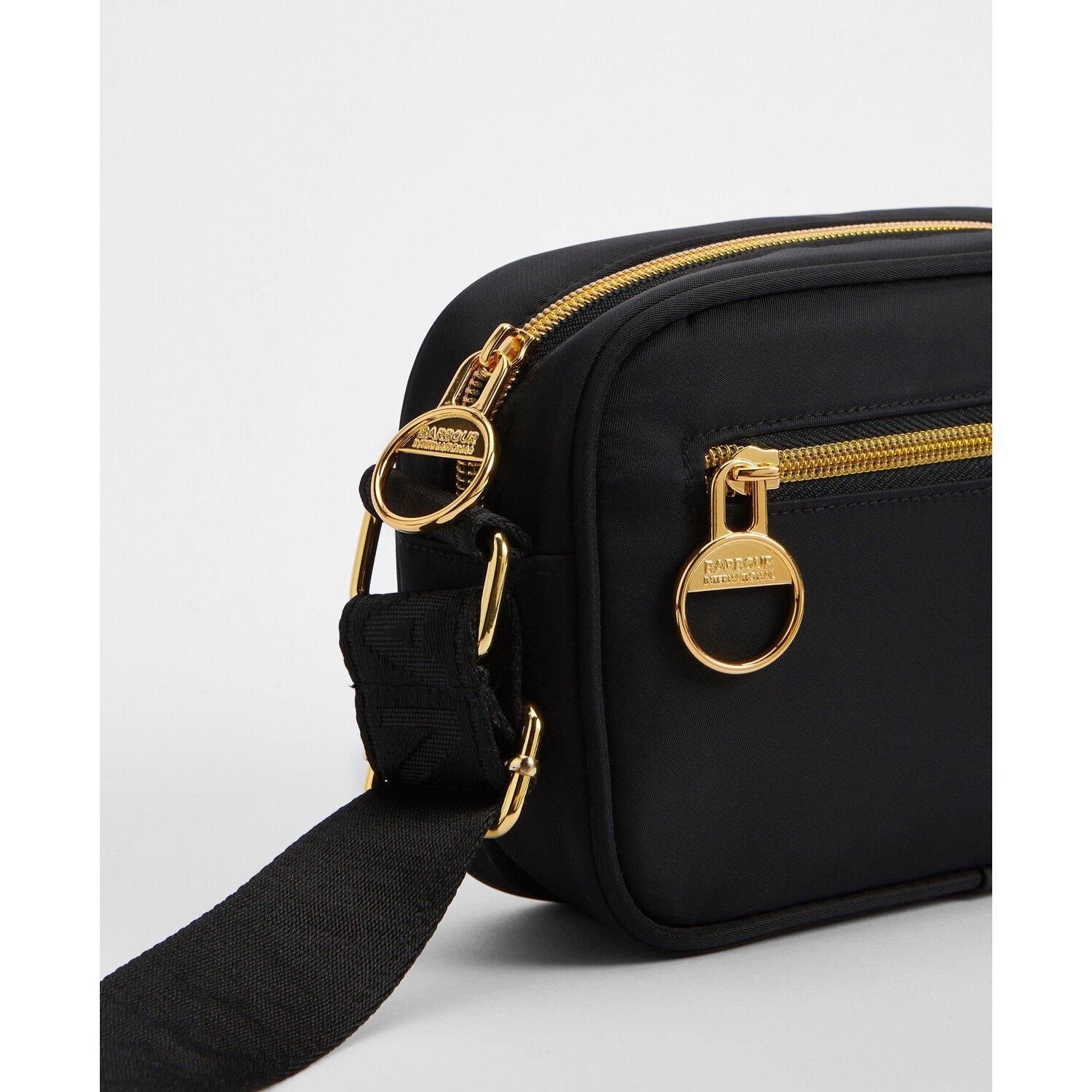 Black - Barbour International - Boulevard Micro Crossbody Bag - 4