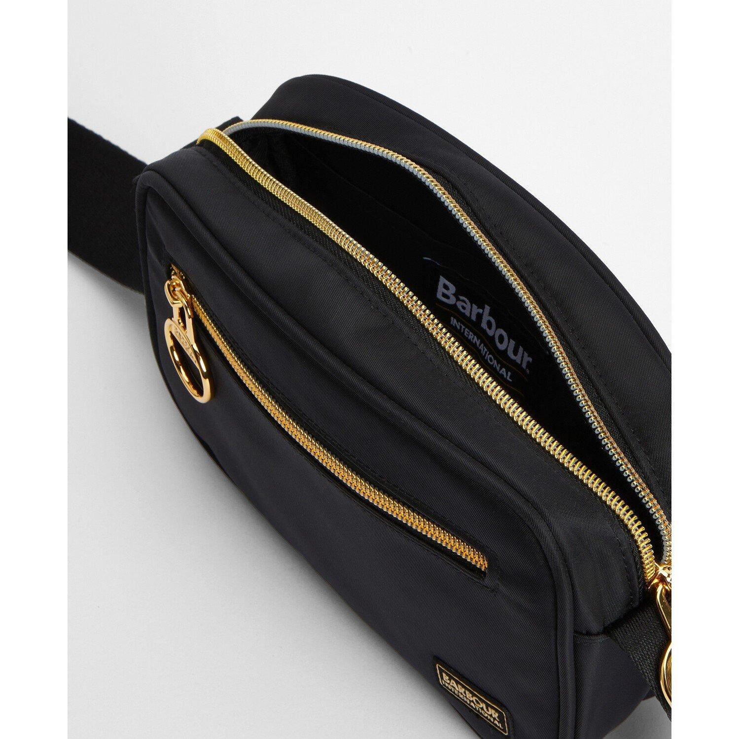 Black - Barbour International - Boulevard Micro Crossbody Bag - 5