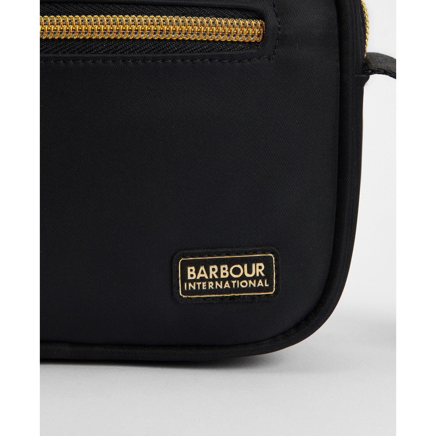 Black - Barbour International - Boulevard Micro Crossbody Bag - 6