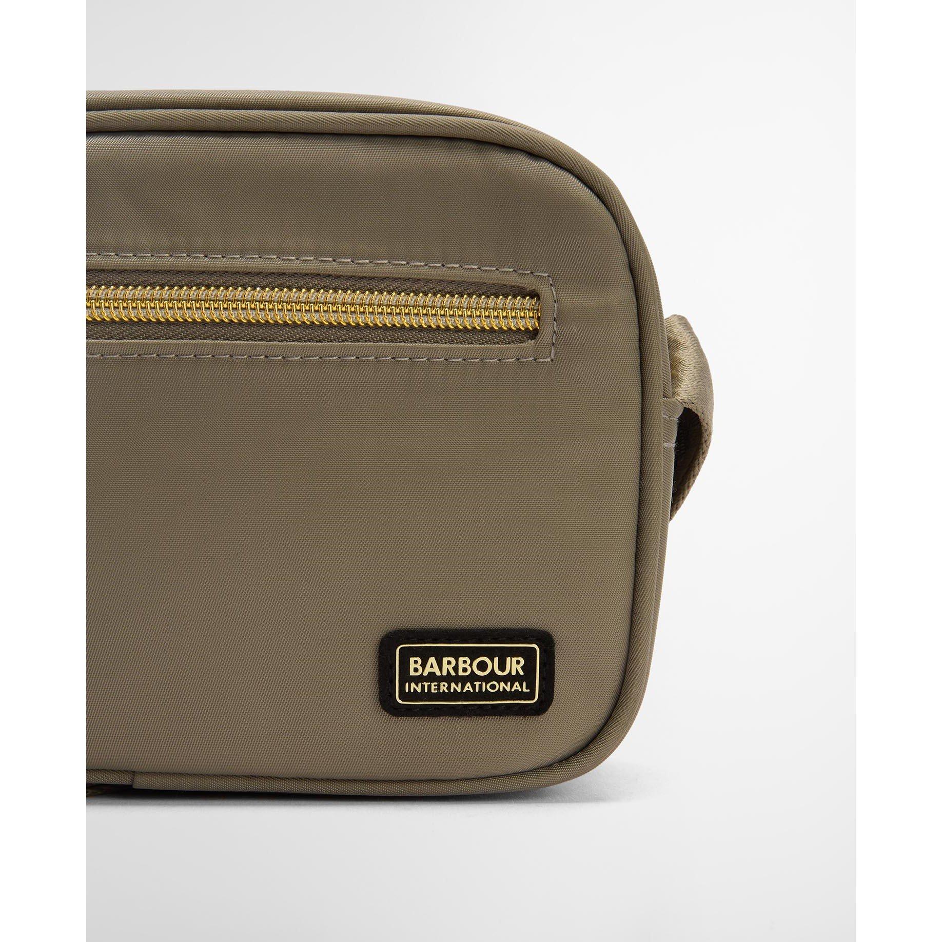 Dusky Khaki - Barbour International - Boulevard Micro Crossbody Bag - 4