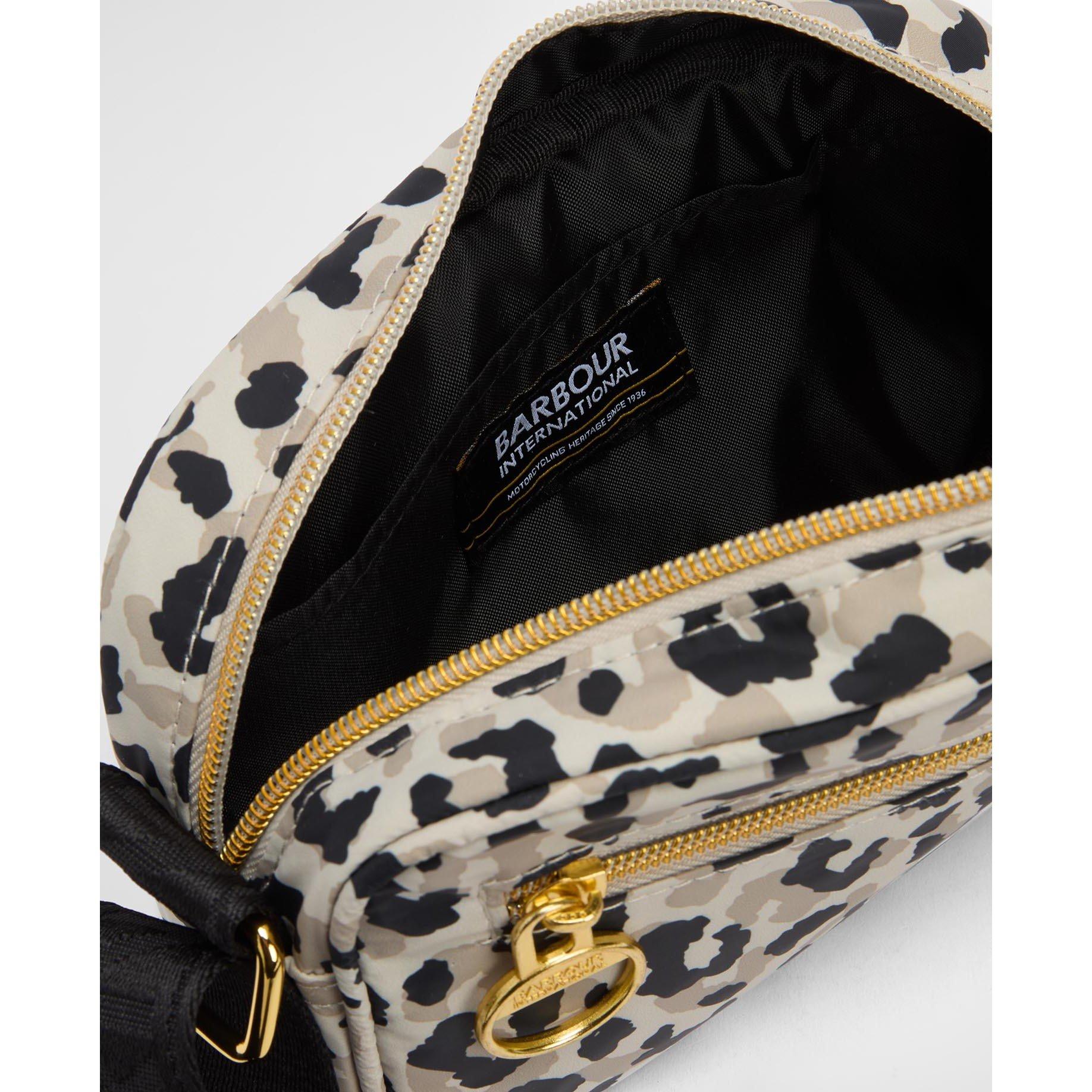Jasmine Leopard - Barbour International - Boulevard Micro Crossbody Bag - 9