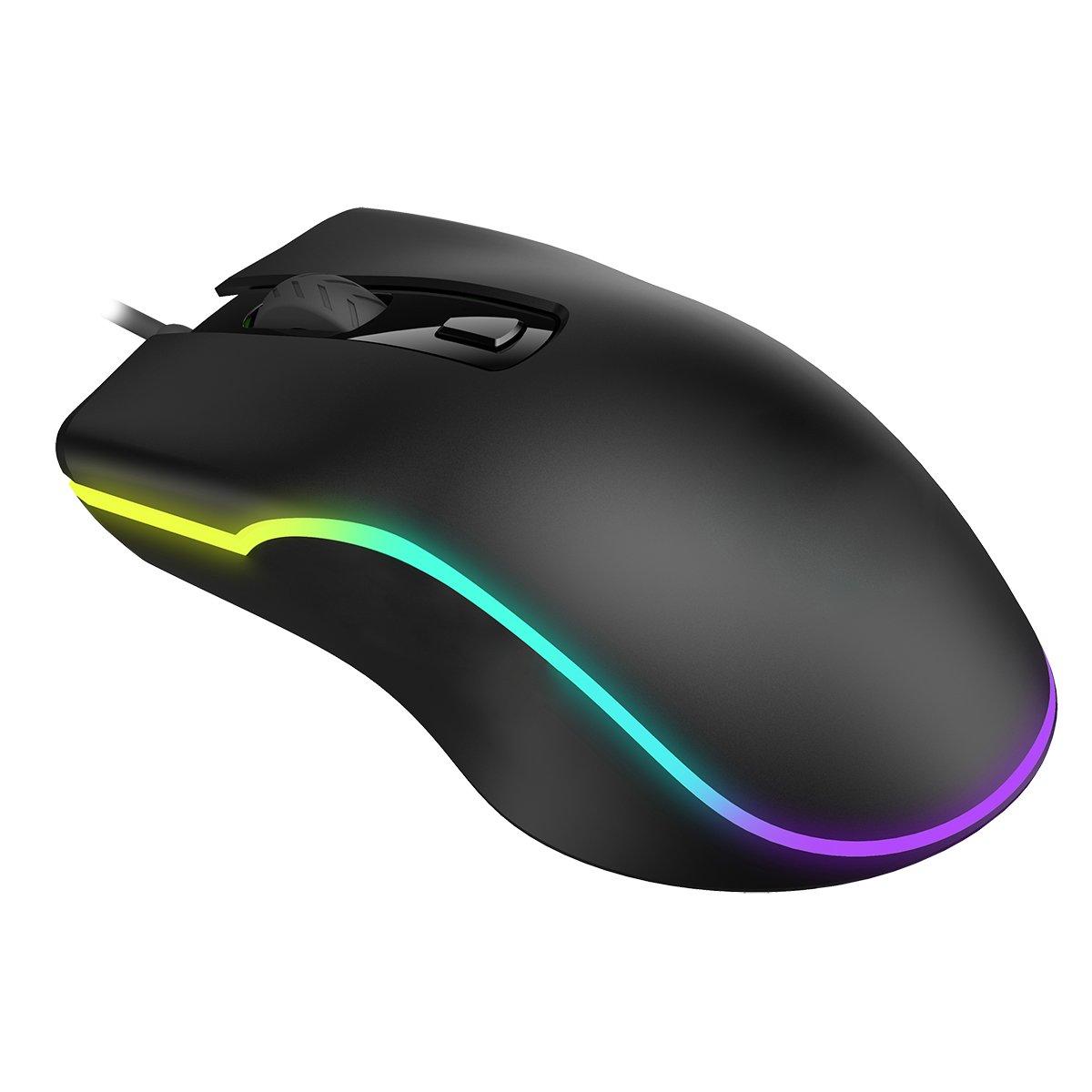 Schwarz - CiT - CiT Avenger Rainbow Keyboard and Mouse Kit - 5