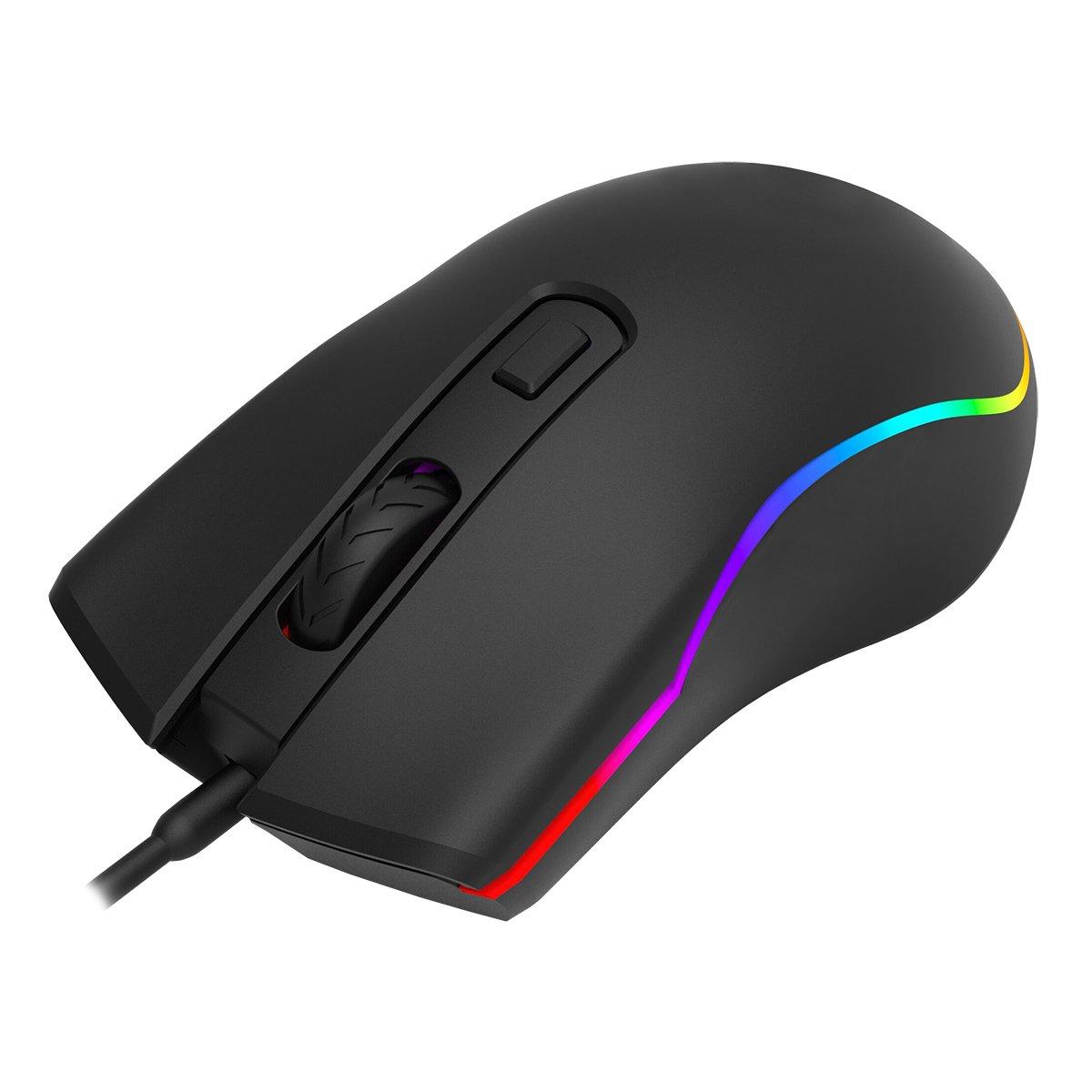 Schwarz - CiT - CiT Avenger Rainbow Keyboard and Mouse Kit - 6
