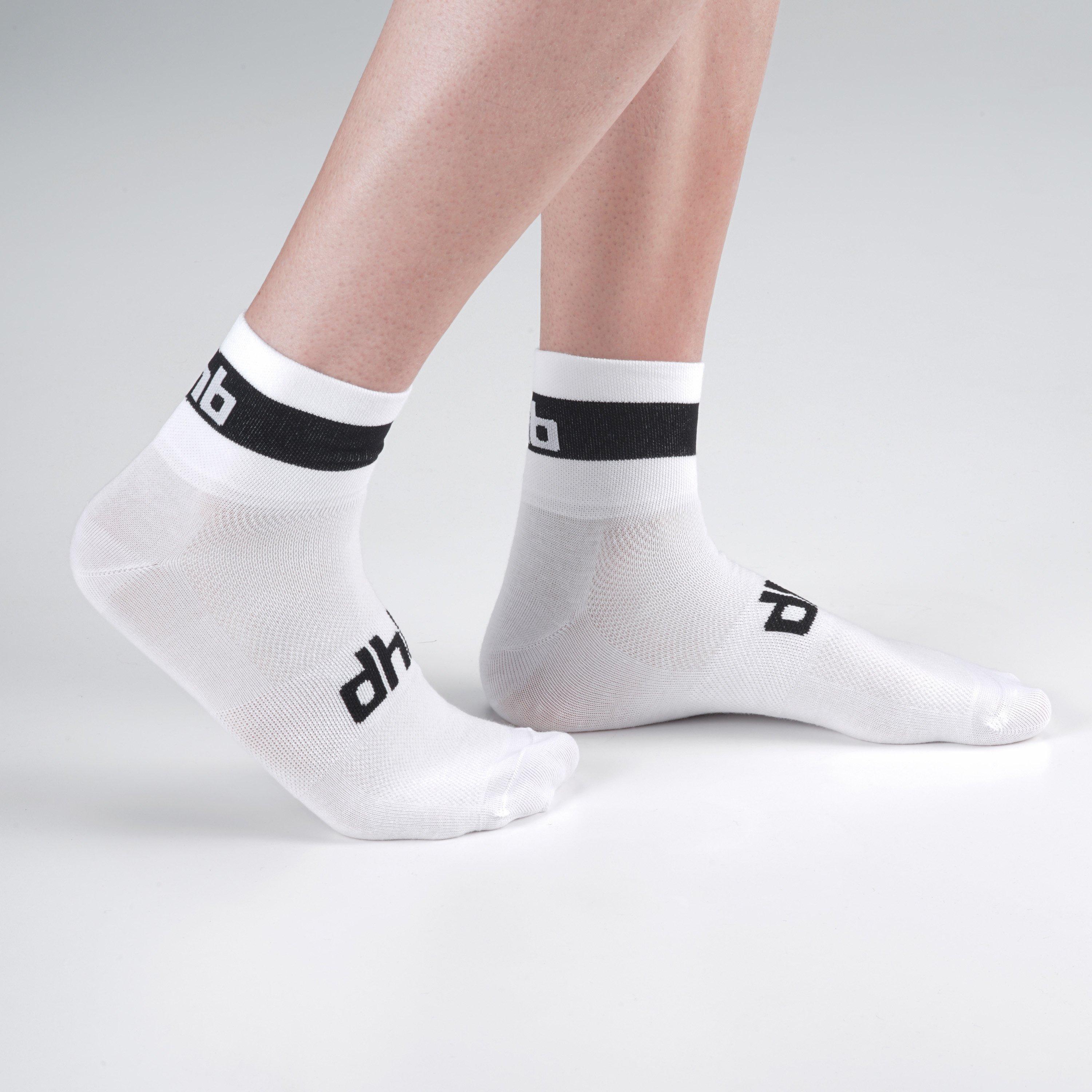 White/Black - Dhb - dhb Essential Summer Cycling Socks - 2
