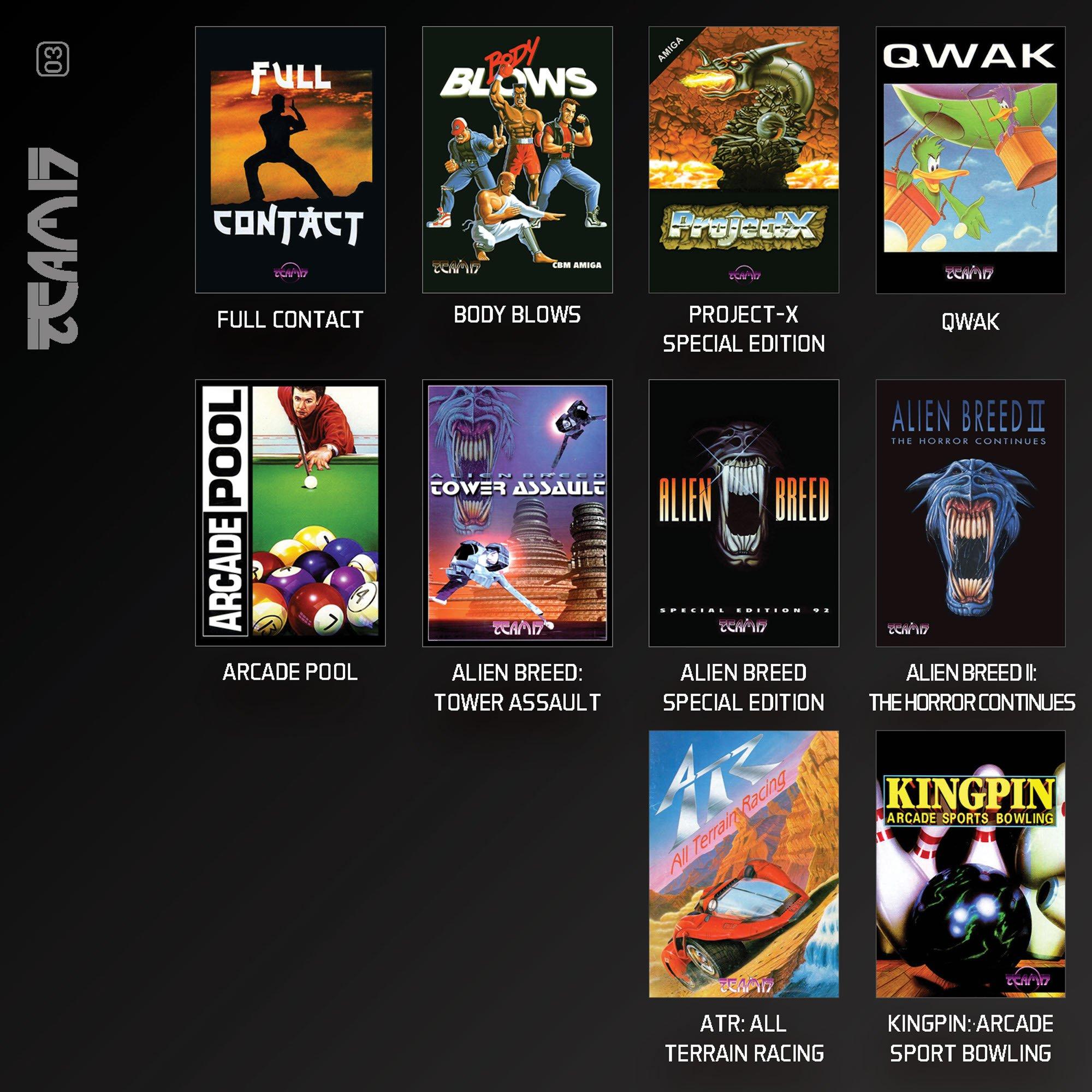 Tm 17 Amiga  1 - Evercade - Team17 Collection 1 Cartridge - 3