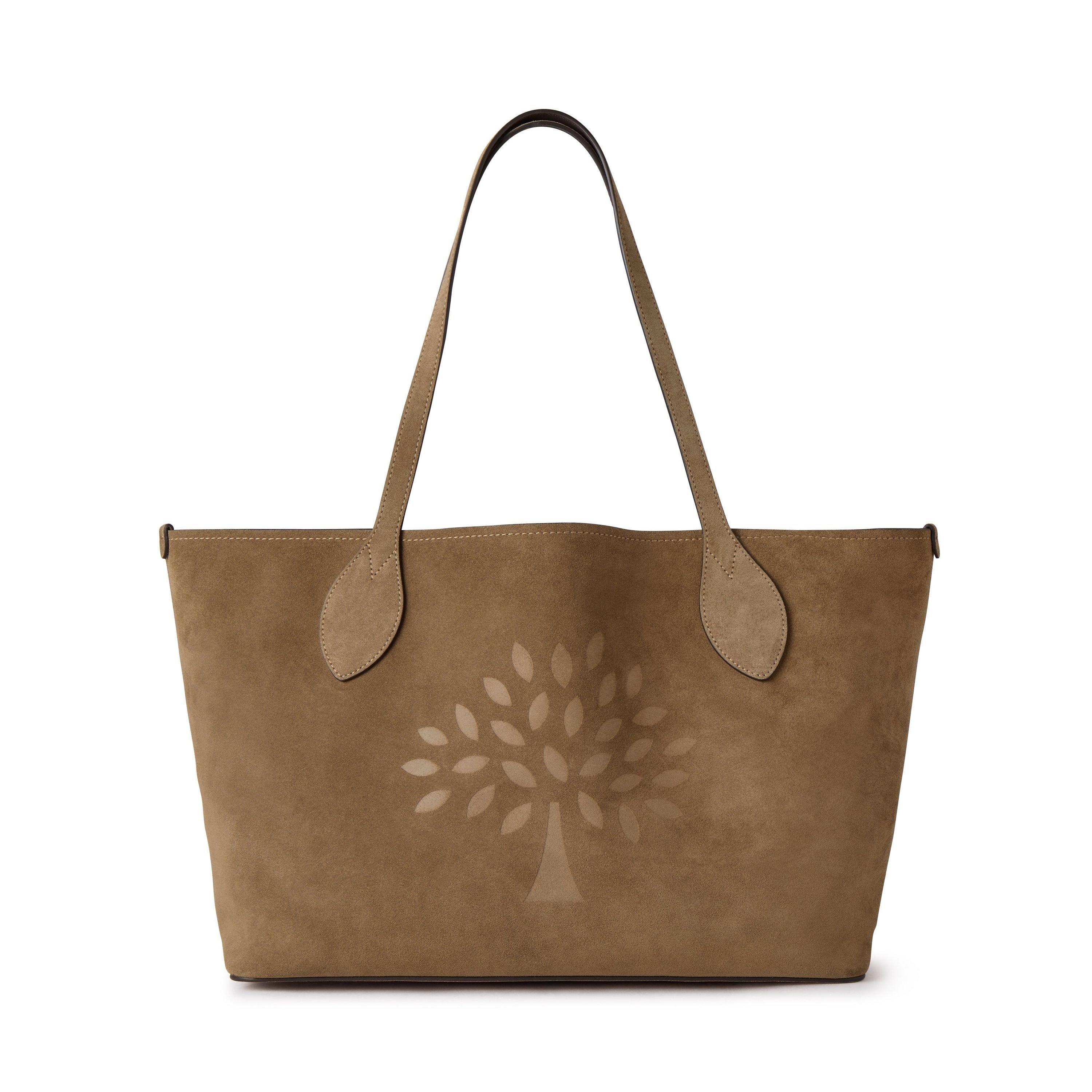 Mulberry Suede Tree Tote