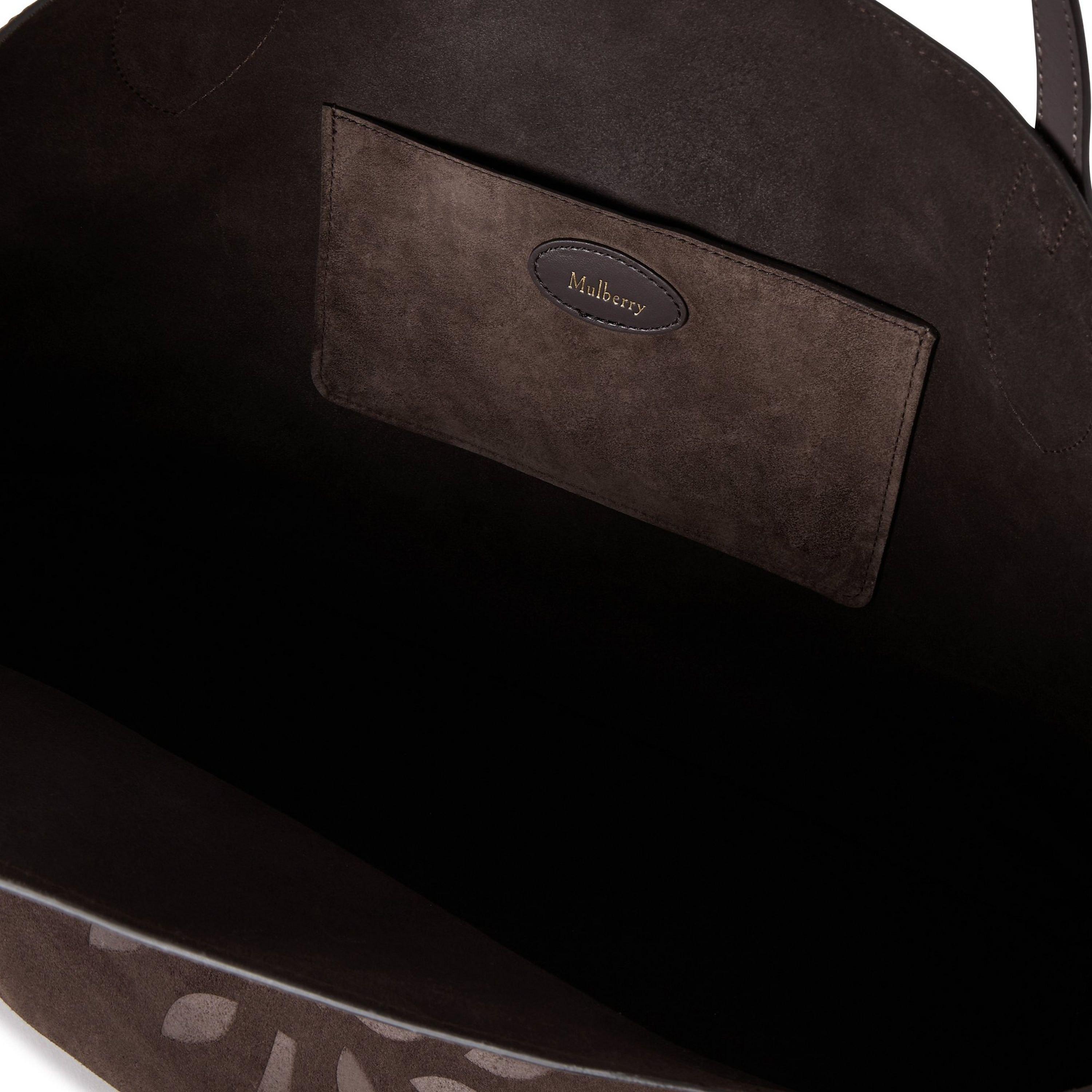 Chocolate - Mulberry - Suede Tree Tote - 5