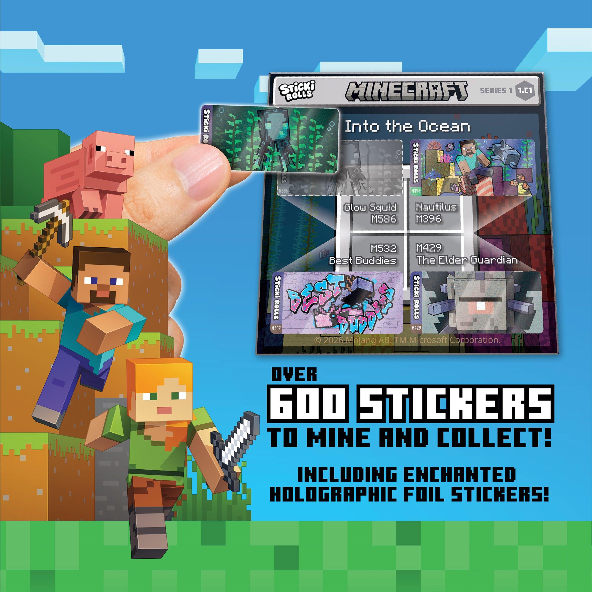 Capsule Asst - Sticki Rolls - Minecraft Capsules - 4