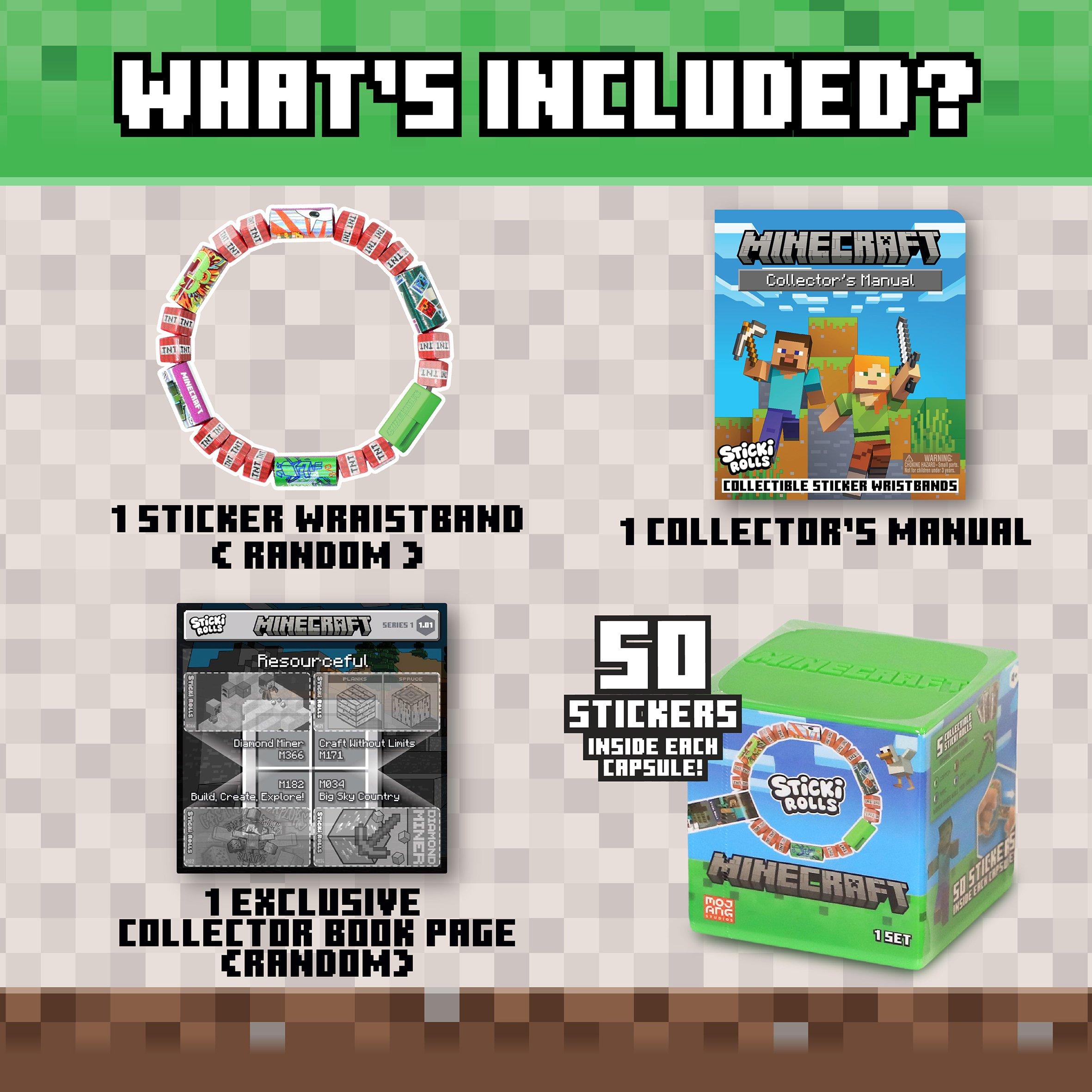 Capsule Asst - Sticki Rolls - Minecraft Capsules - 5
