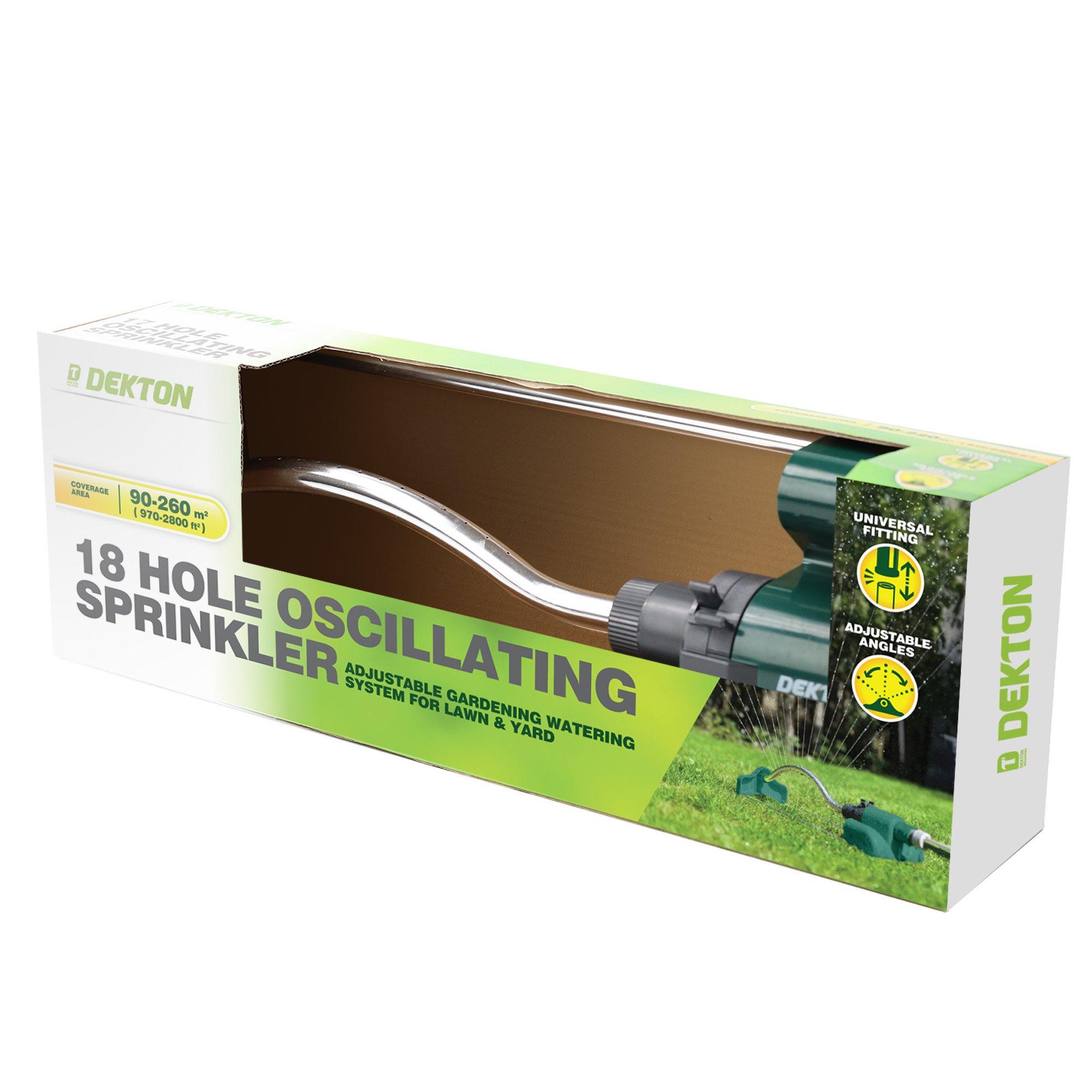 Dekton 18 Hole Oscillating Garden Sprinkler | Sports Direct