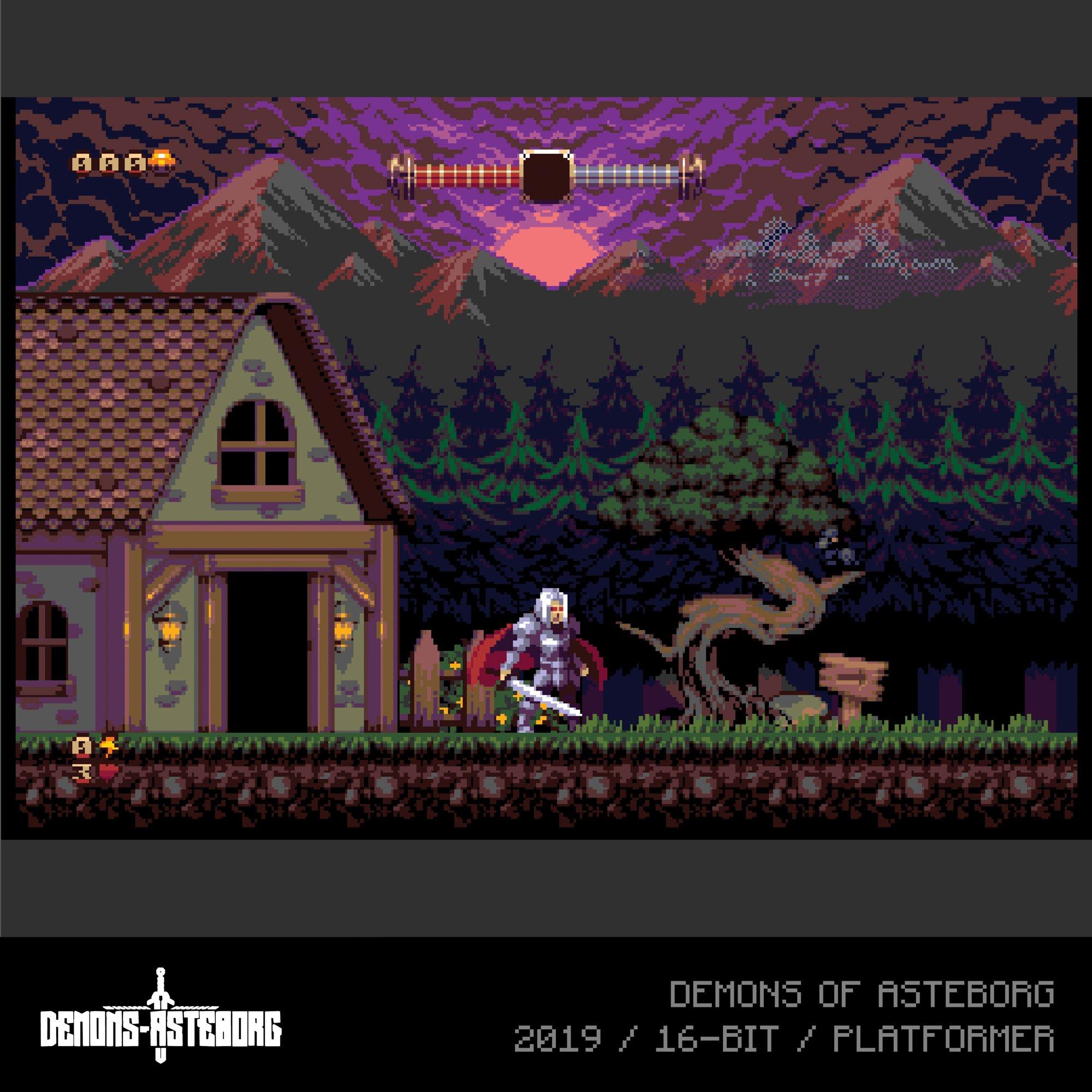 Demonios - Evercade - Demons of Asteborg/Astebros Cartridge - 4