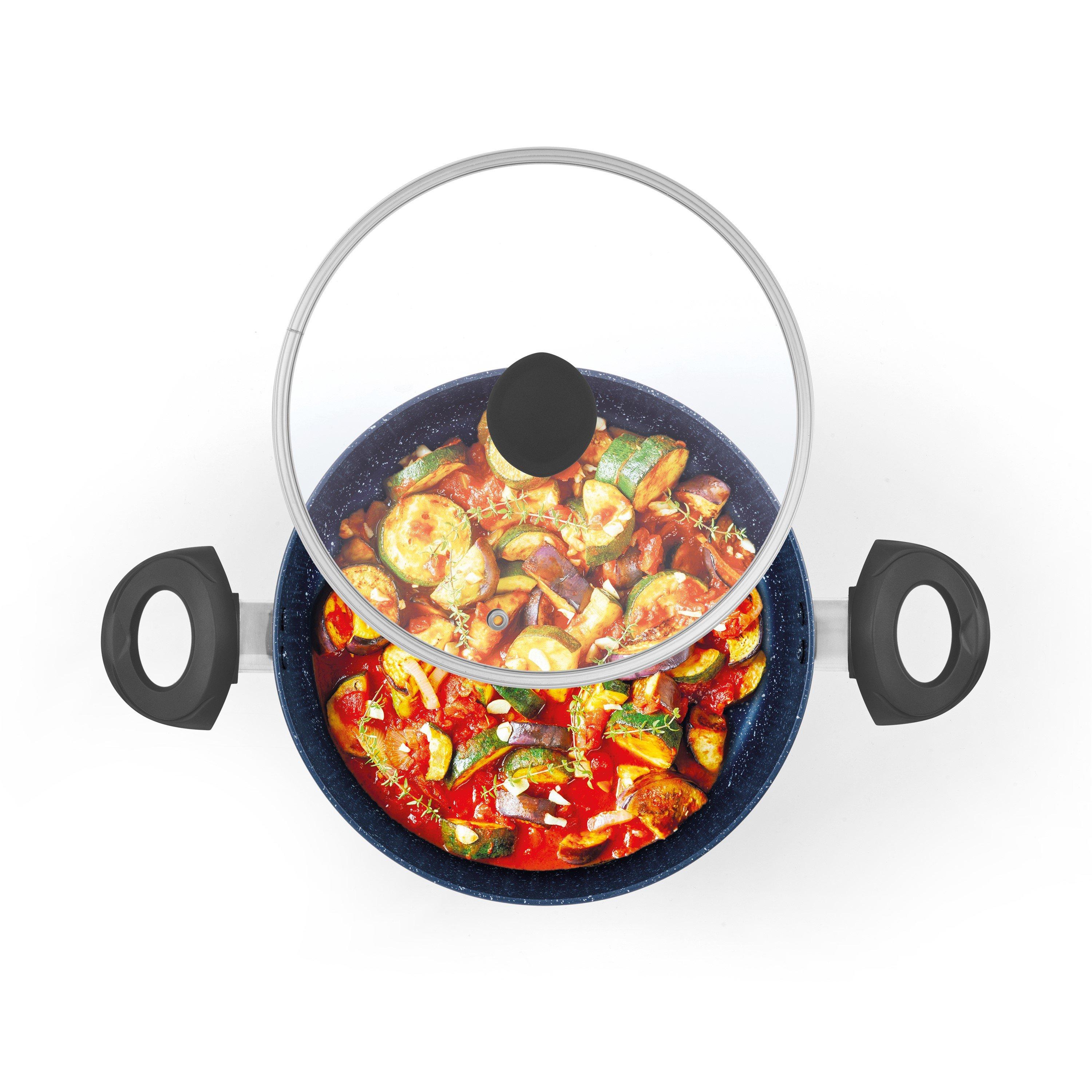 Grey - Russell Hobbs - 20cm Stone Stockpot 00 - 4