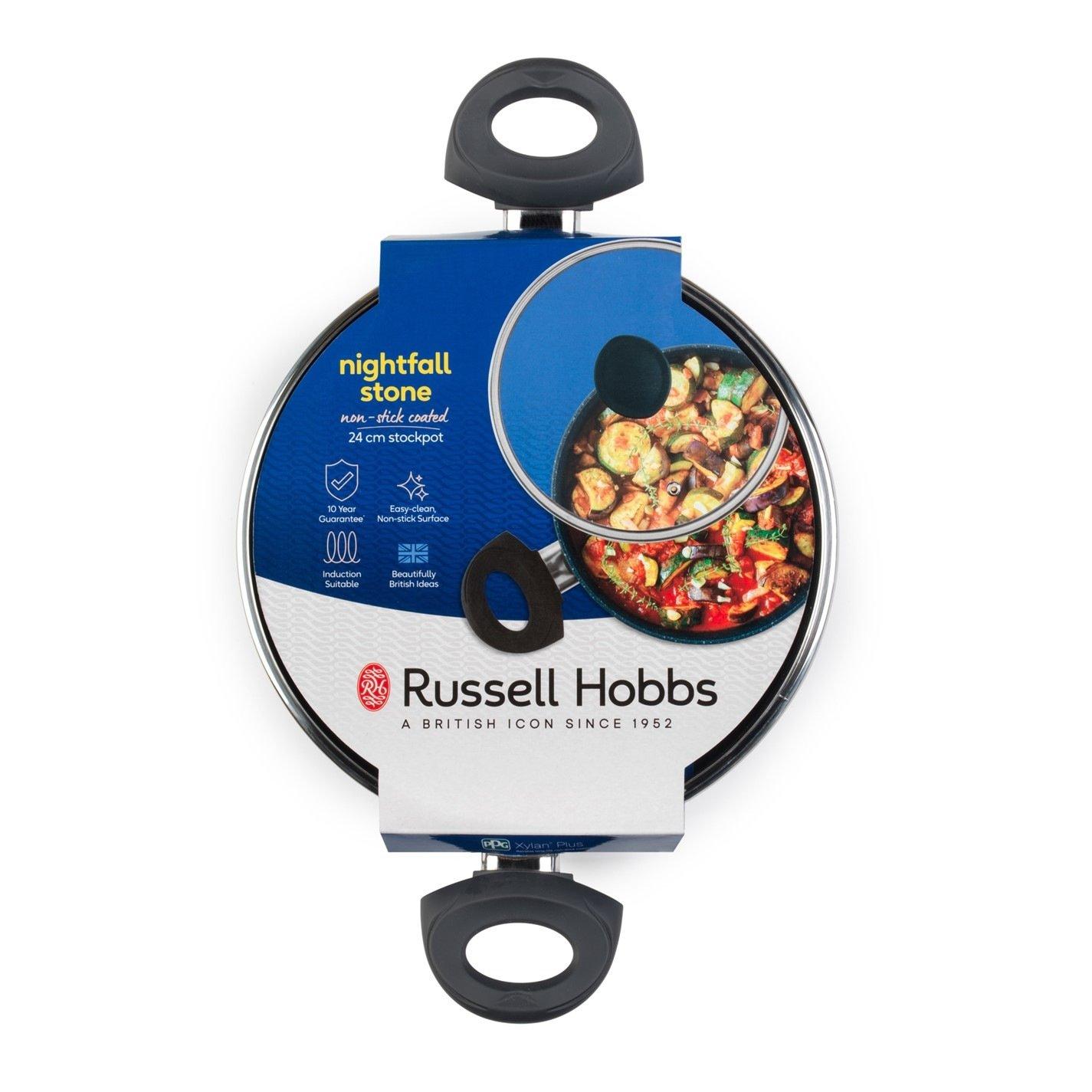 Grey - Russell Hobbs - 24cm Stone Stockpot 00 - 2