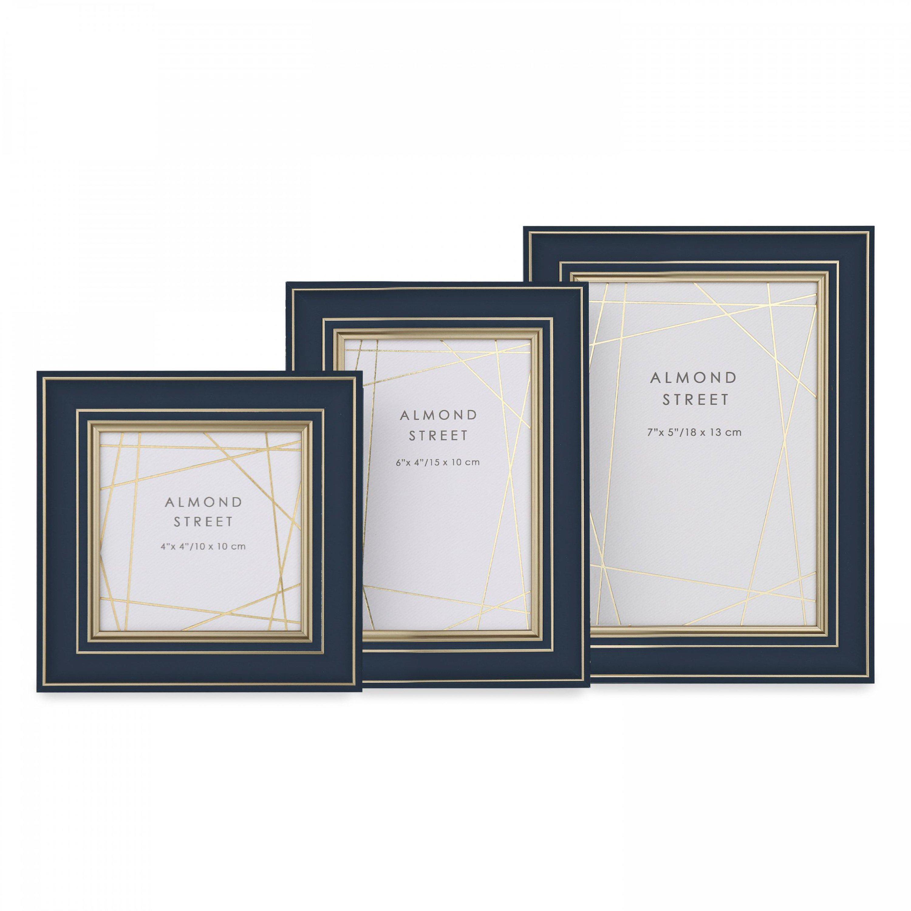 Blue - Gallery - Arran Photo Frame 7x5in (3pk) - 2