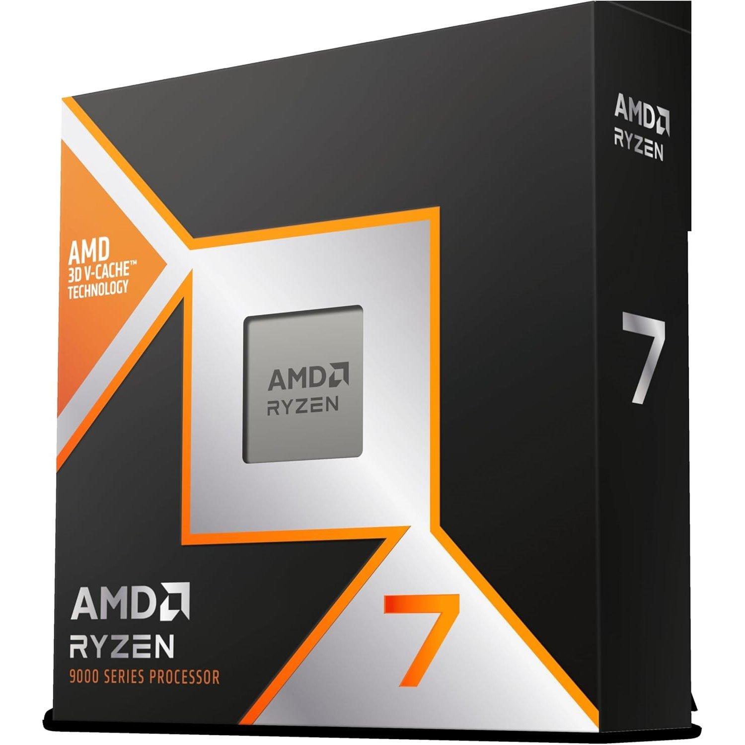 Schwarz - AMD - AMD Ryzen 7 9800X3D CPU - 1