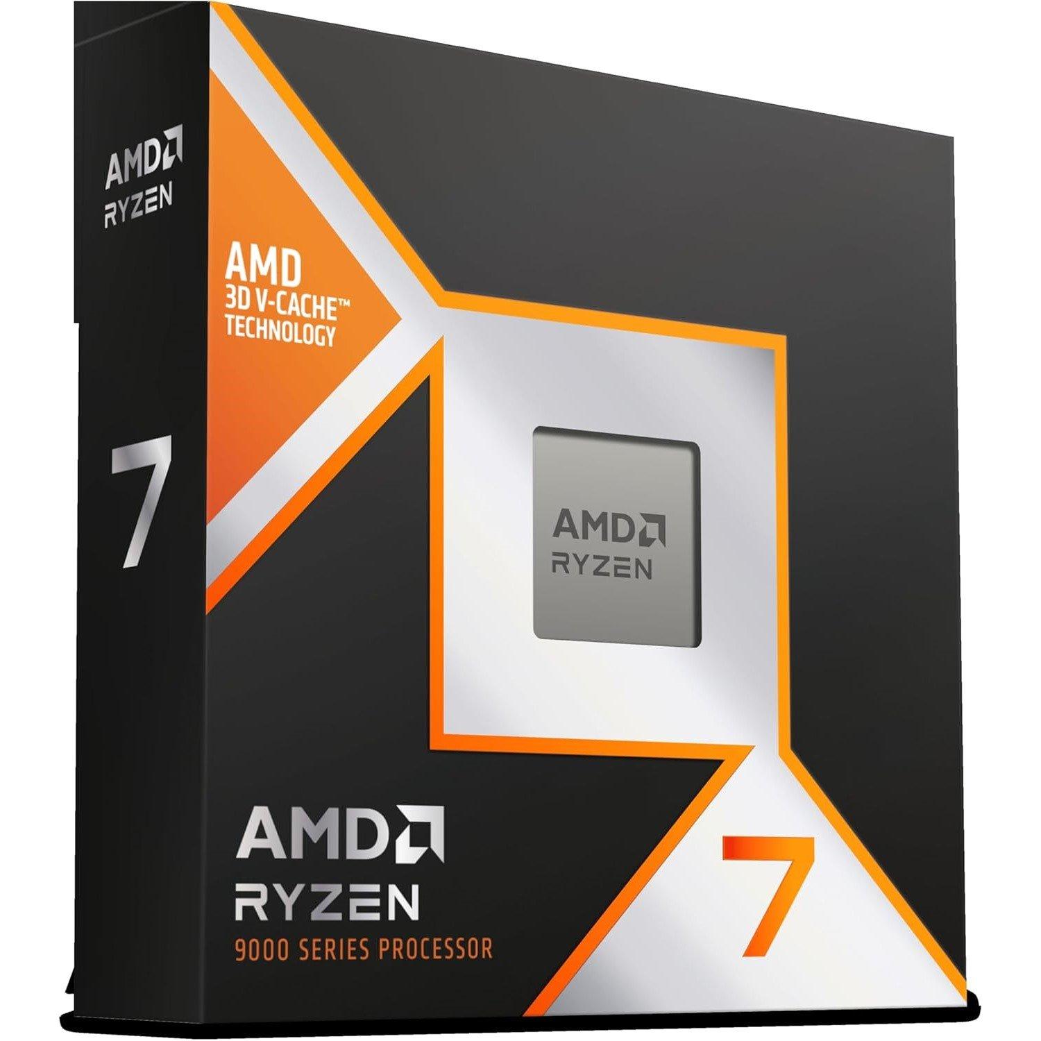 Schwarz - AMD - AMD Ryzen 7 9800X3D CPU - 2