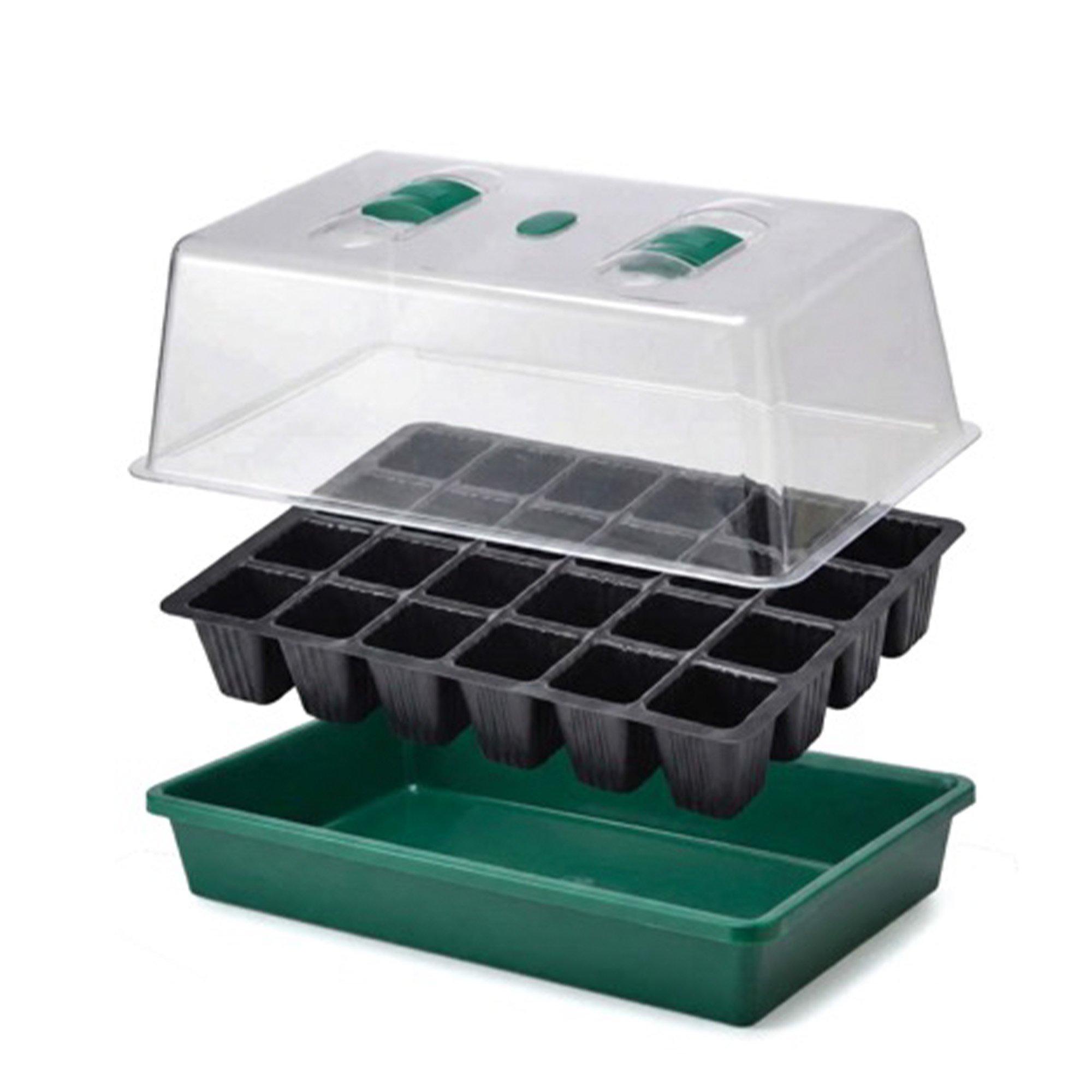 Zelena - Dekton - Propogator Plant Pot and Planter - 37.5cm x 24cm x 18cm - 2