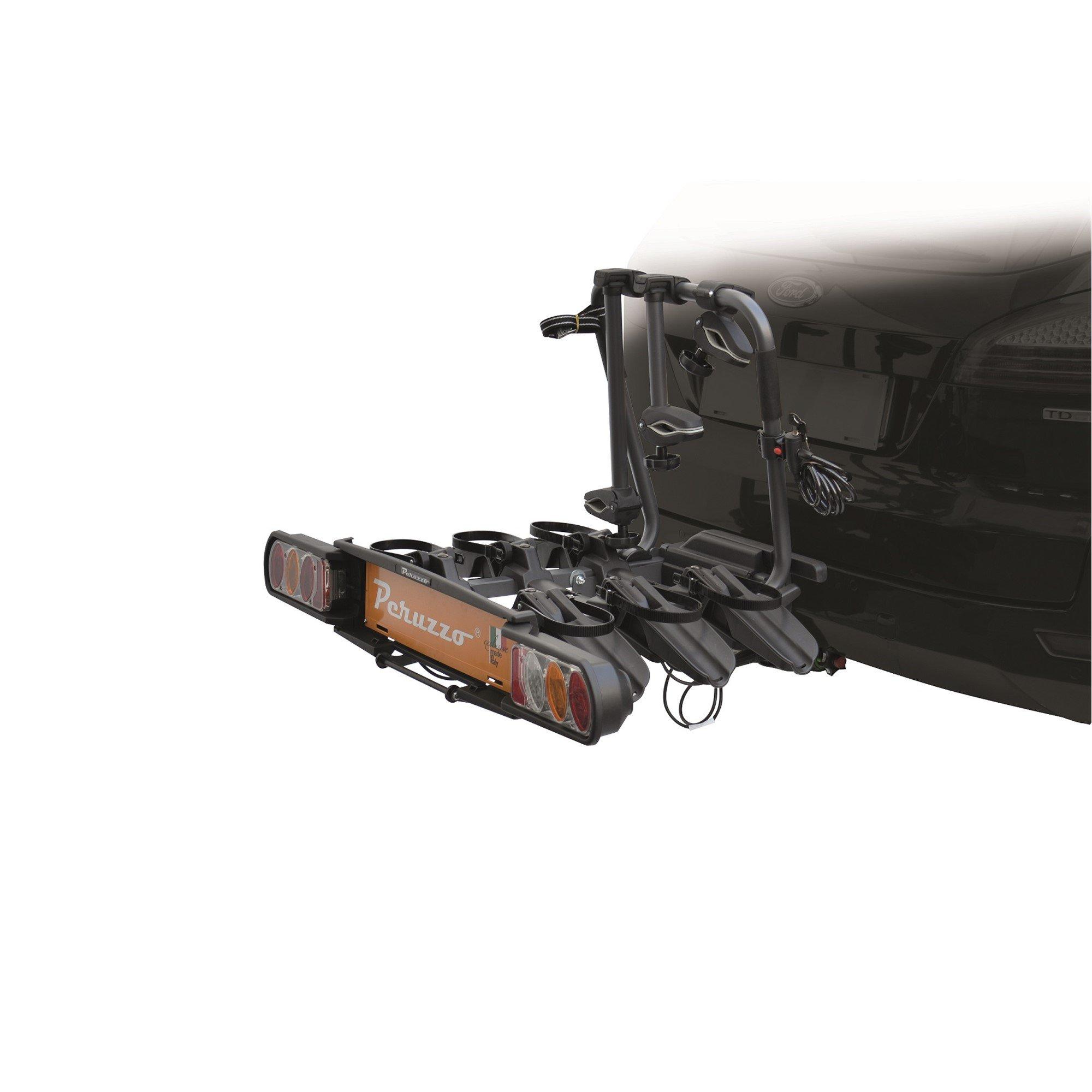 Black - PERUZZO - Peruzzo Pure Instinct Tow Bar 3 Bike Carrier - 2