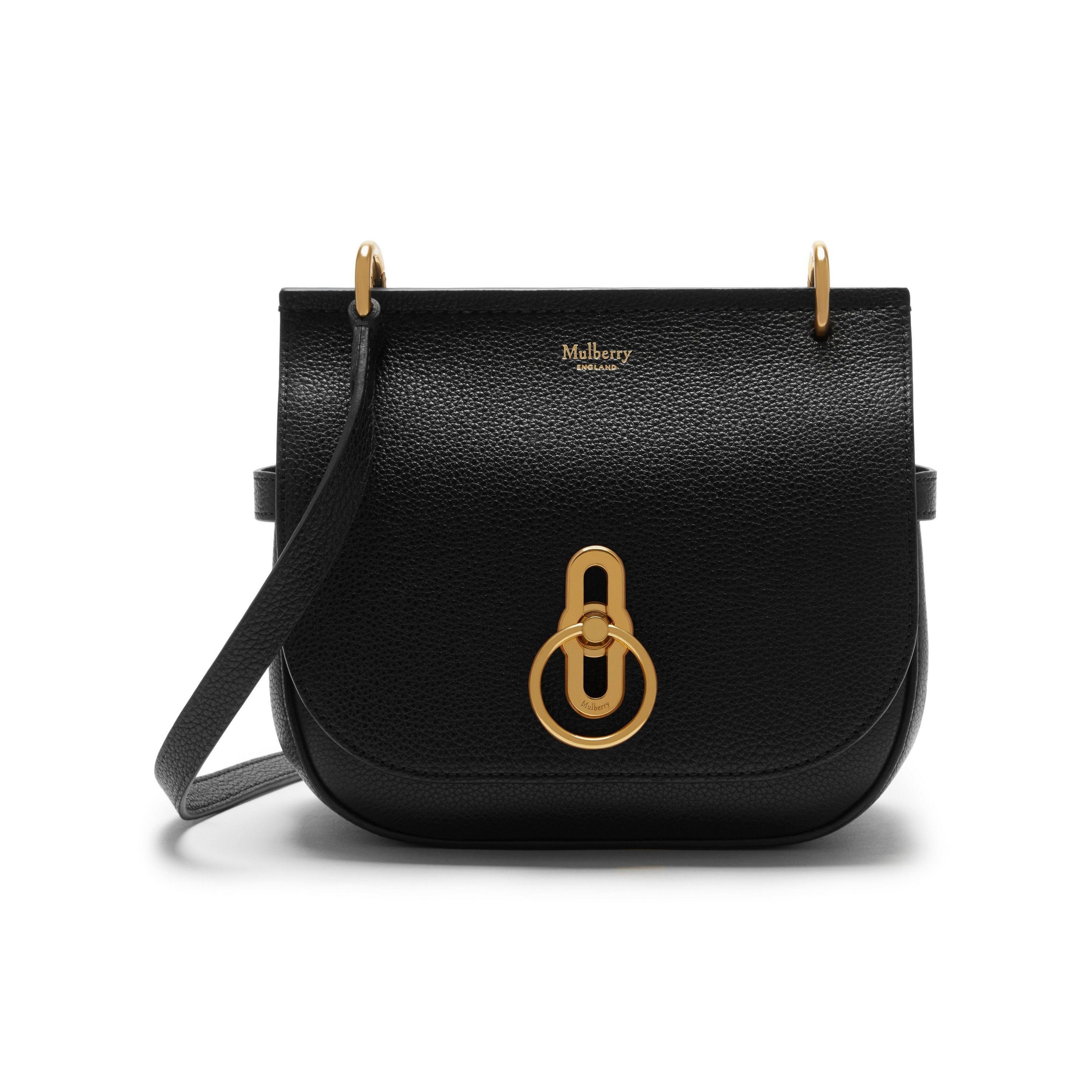 Black - Mulberry - Small Amberley Satchel - 1