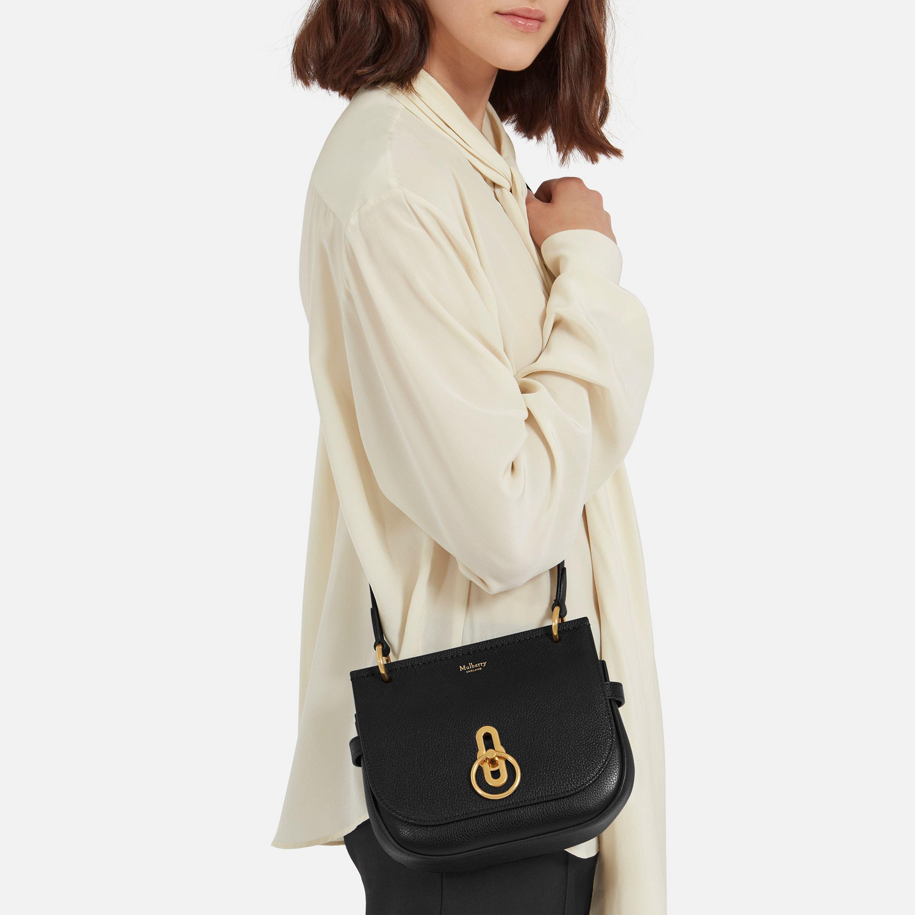Black - Mulberry - Small Amberley Satchel - 3