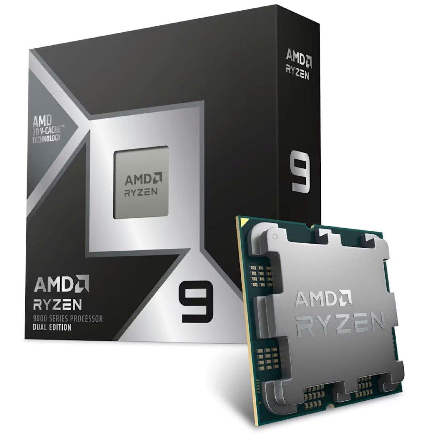 Schwarz - AMD - Ryzen 9 9950X3D2 Dual Edition CPU - 1
