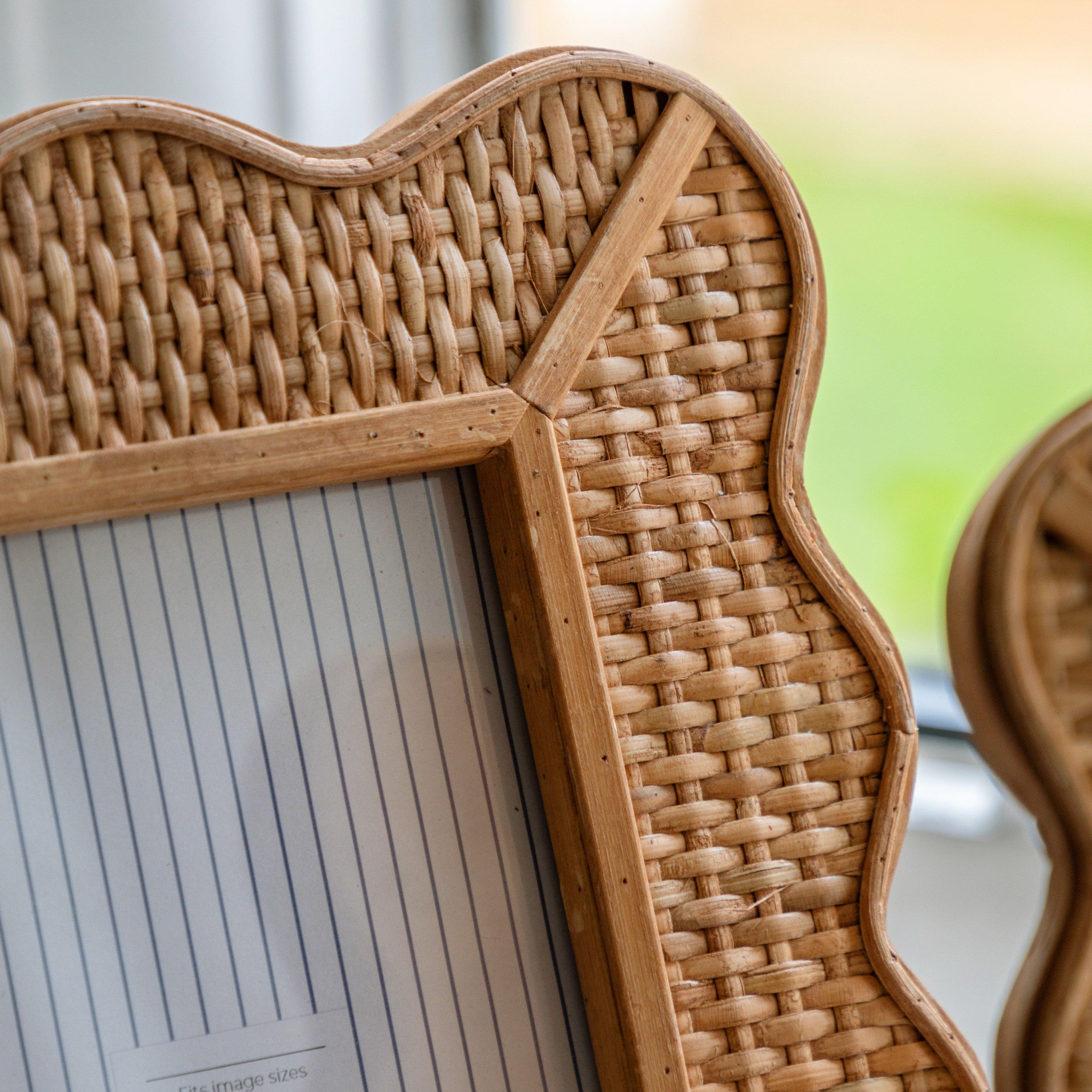 Brown - Gallery - Ayora Rattan Photo Frame 7x5in - 4