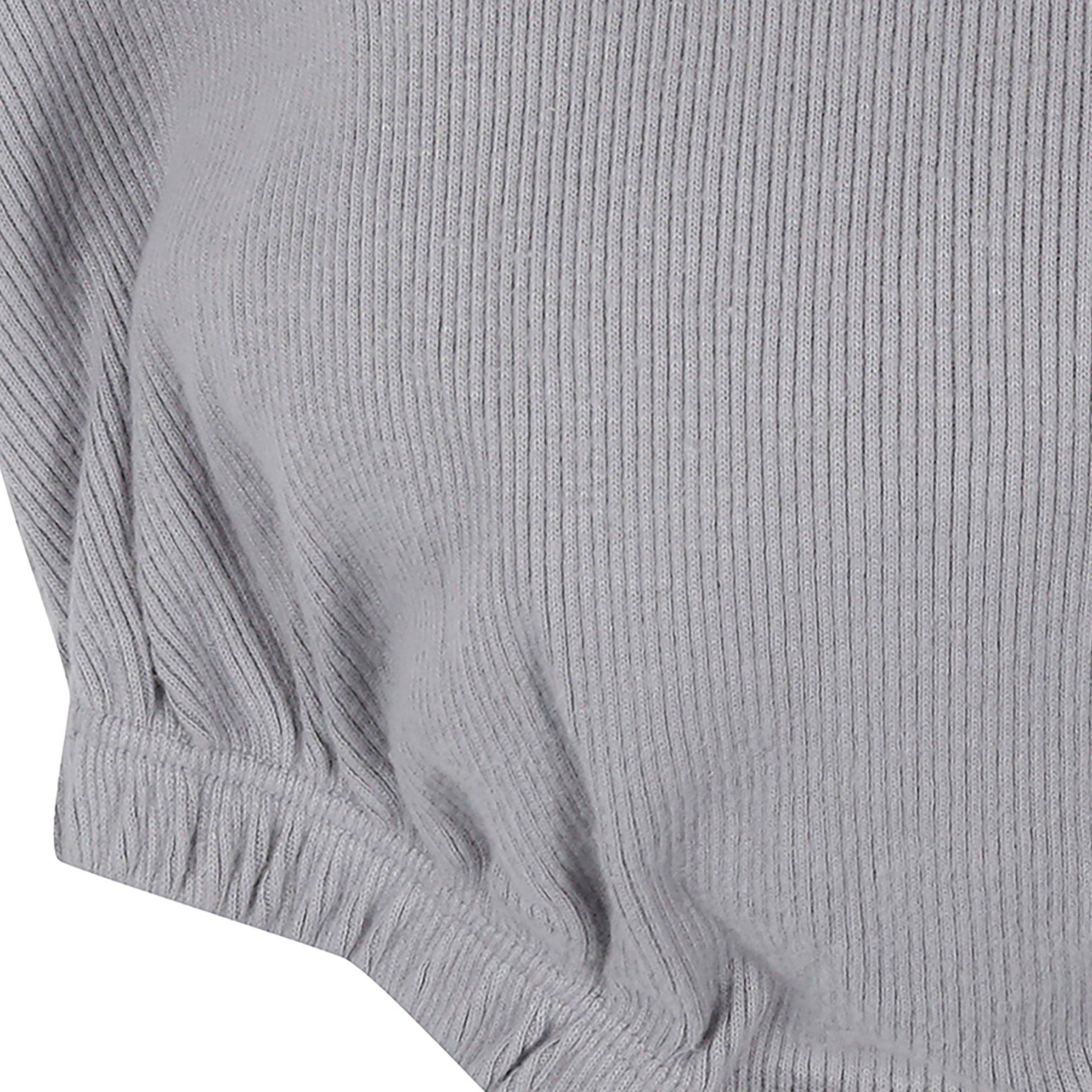 Grijs - Lilly and Sid - Rib Bubble Bodysuit - 4