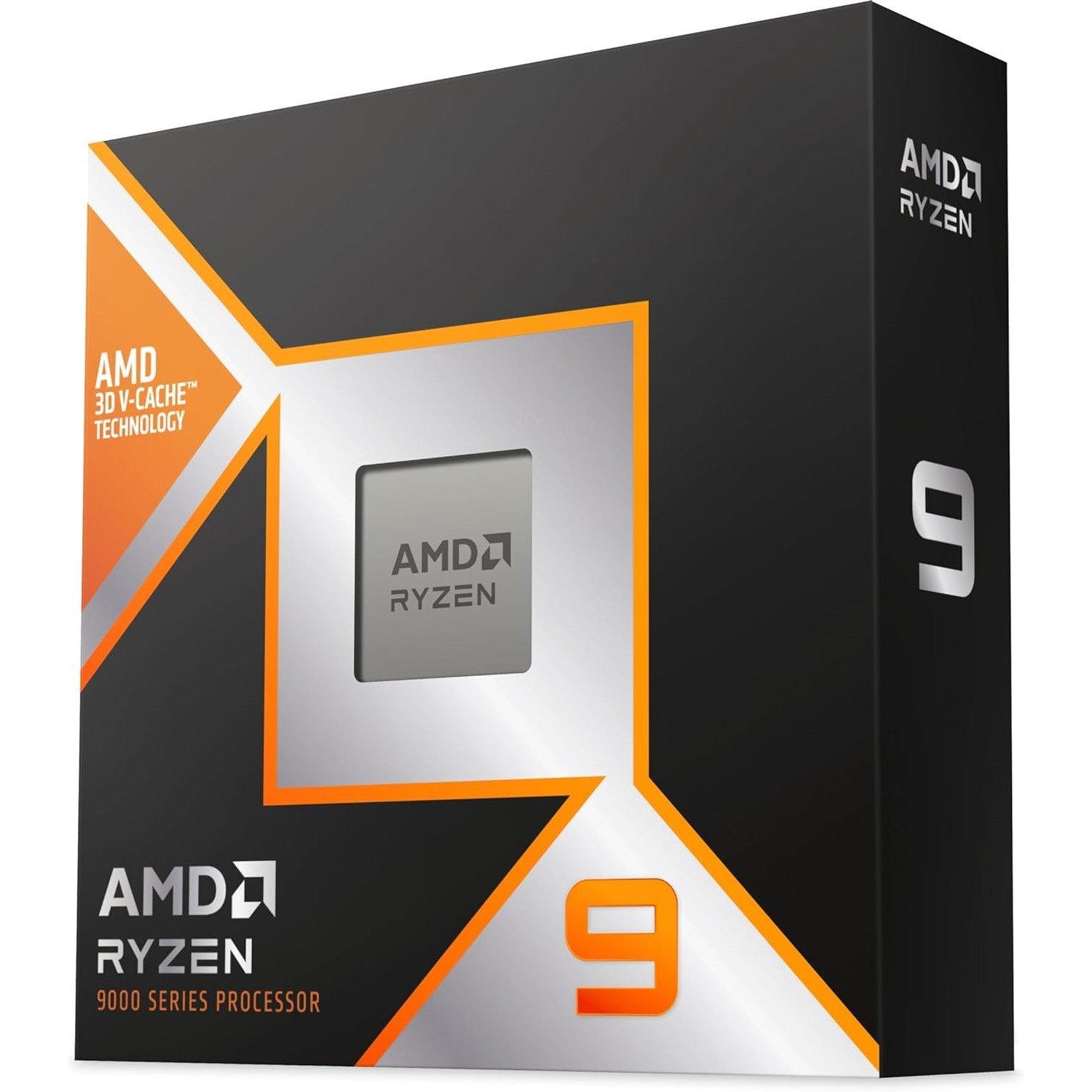 Schwarz - AMD - AMD Ryzen™ 9 9900X3D CPU - 1