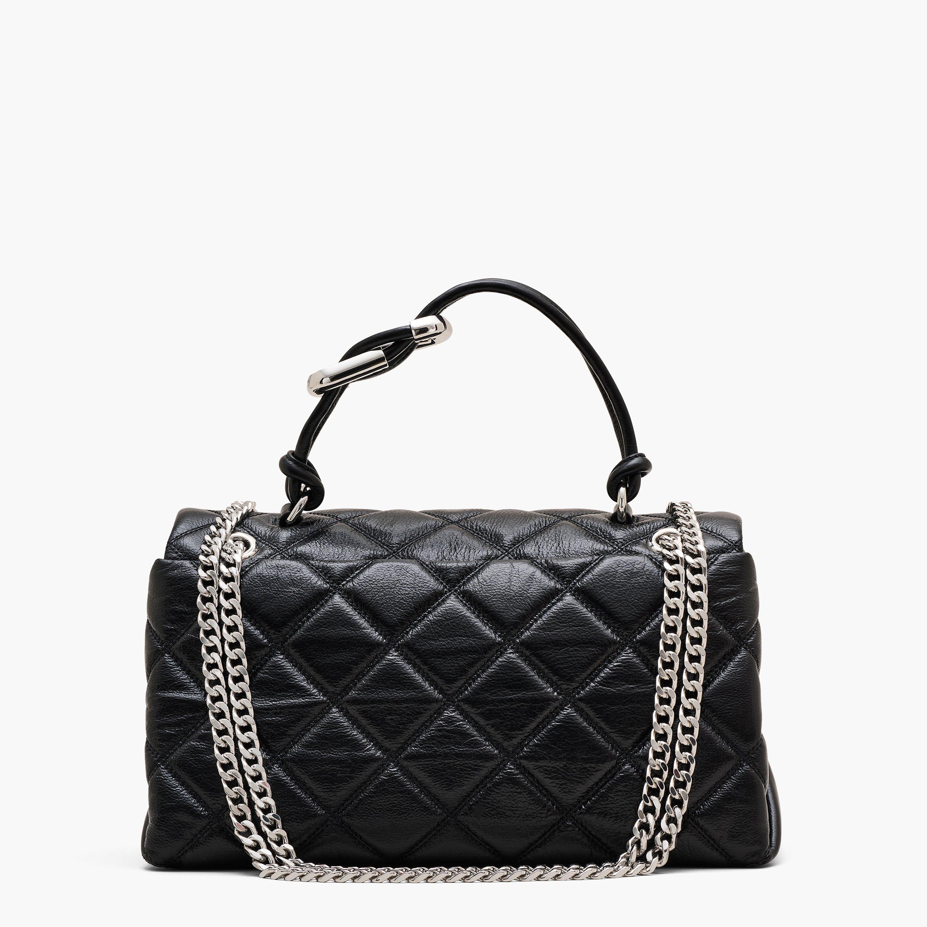 Black - Marc Jacobs - Women's Quilted Dual Convertible Shoulder Bag - 3