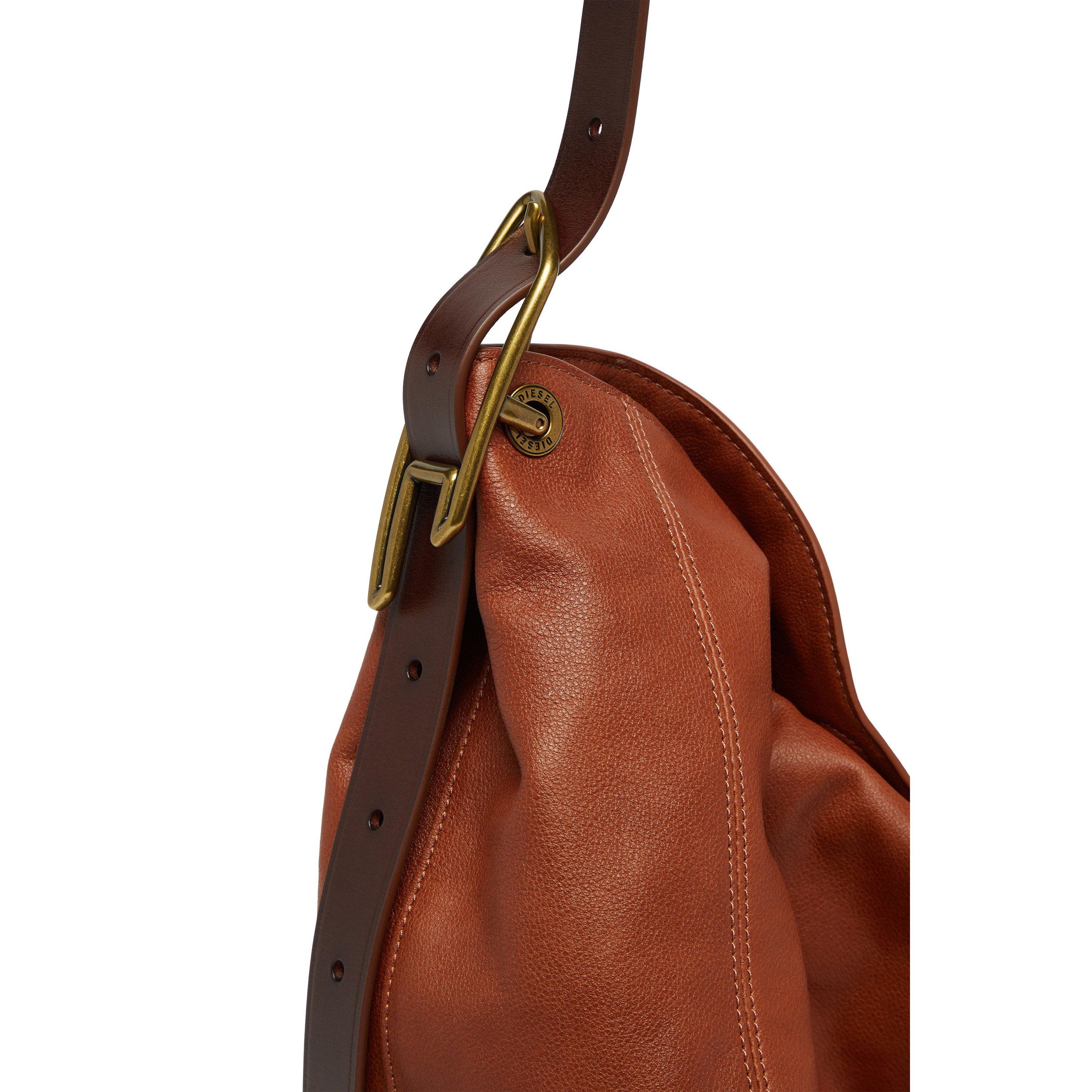 T2228 - Diesel - Women's D-Line Hobo Leather Bag - 4