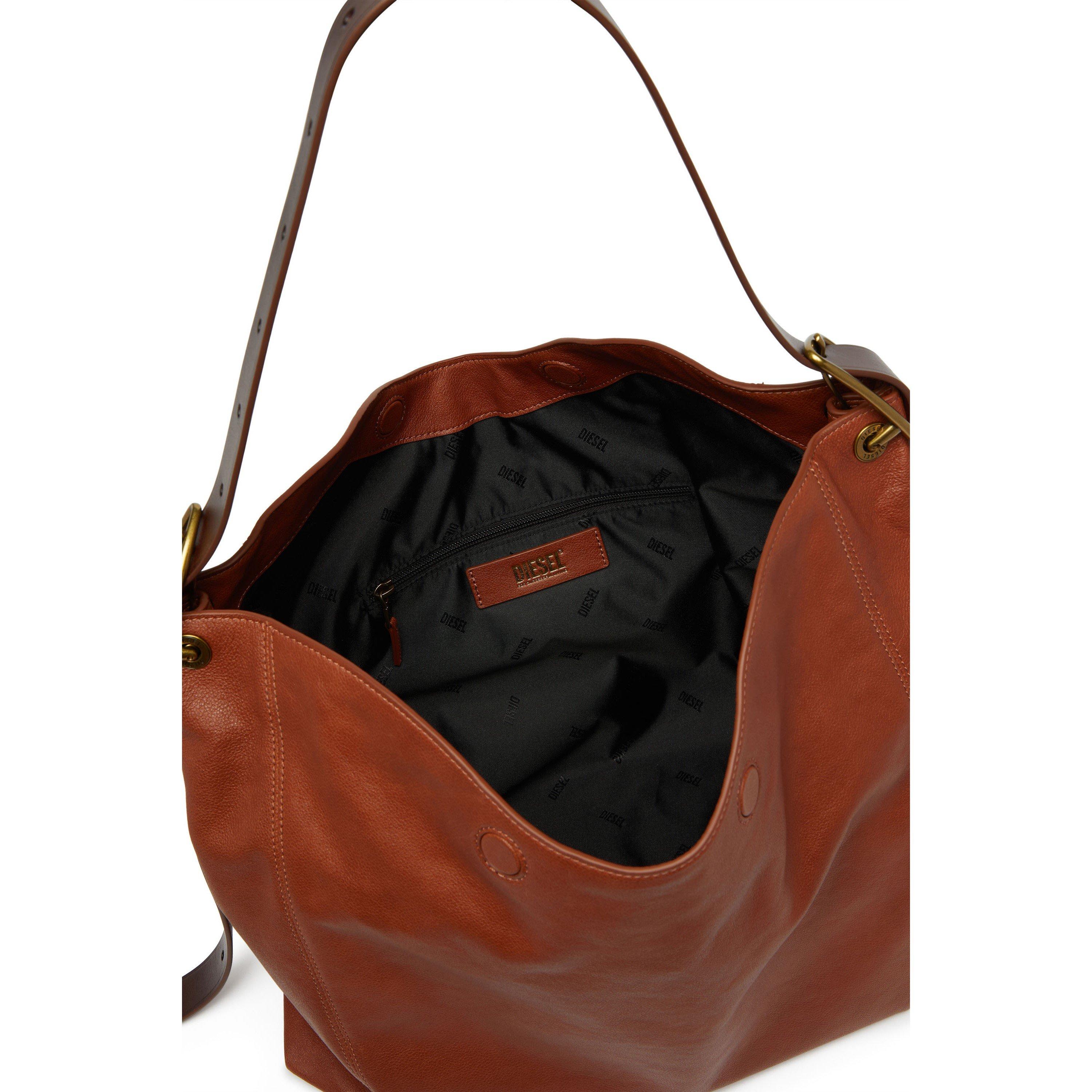 T2228 - Diesel - Women's D-Line Hobo Leather Bag - 5