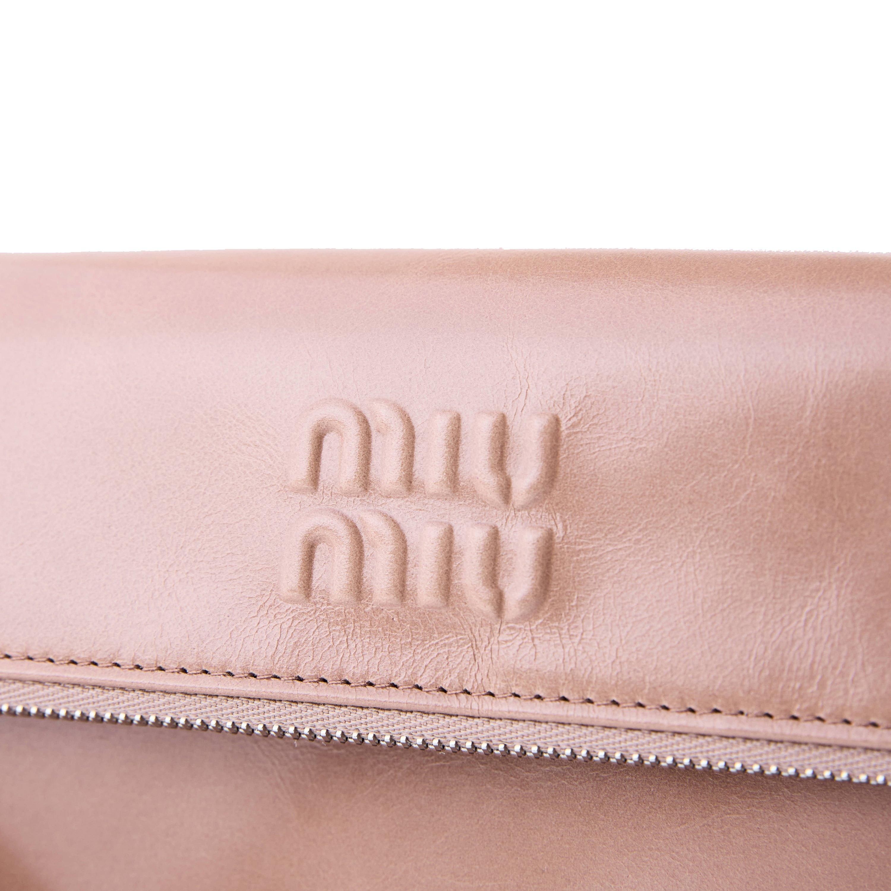 Cammeo - Miu Miu - Women's Vitello Bag Wallet On Chain - 3