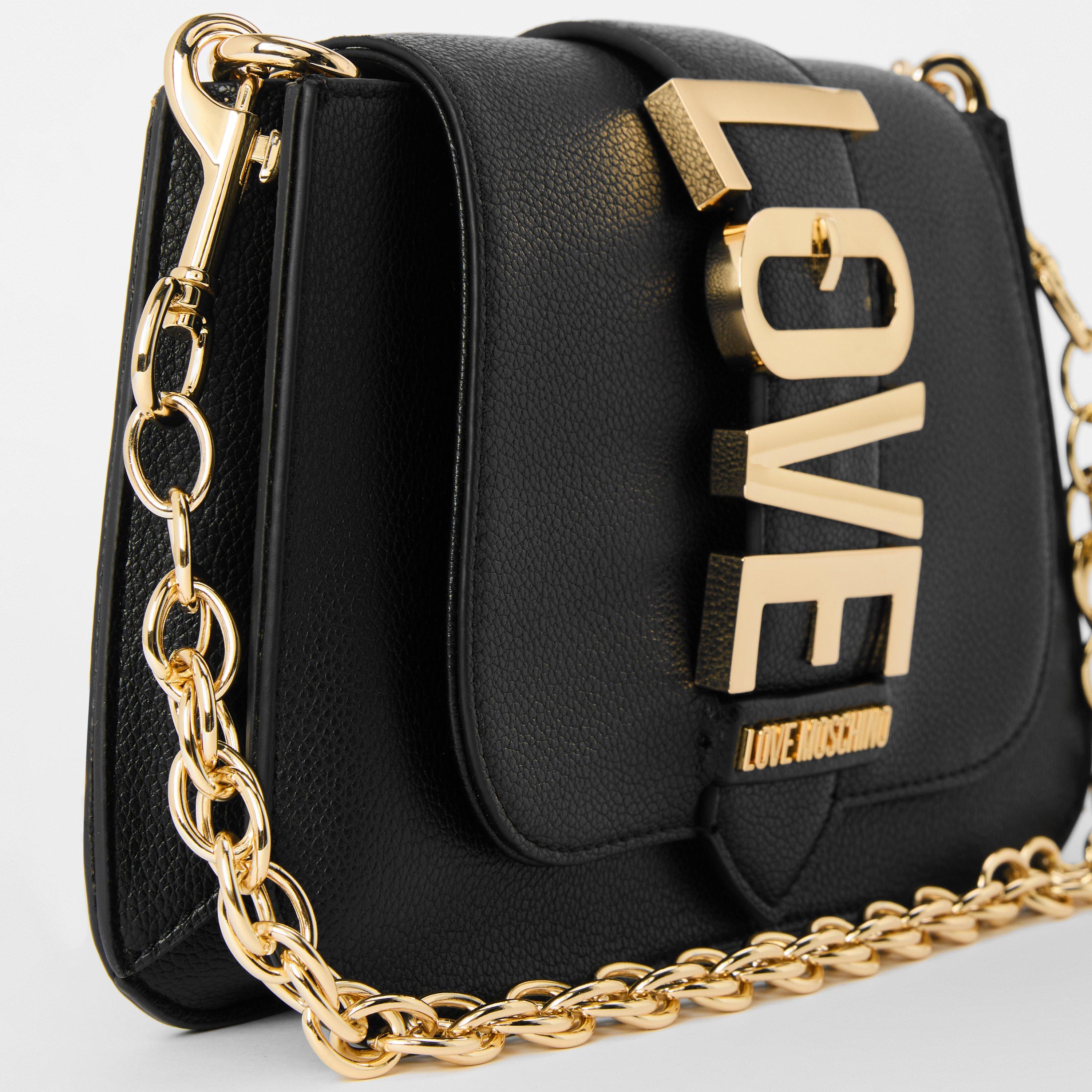 Black - Love Moschino - Women's Shoulder Bag - 4