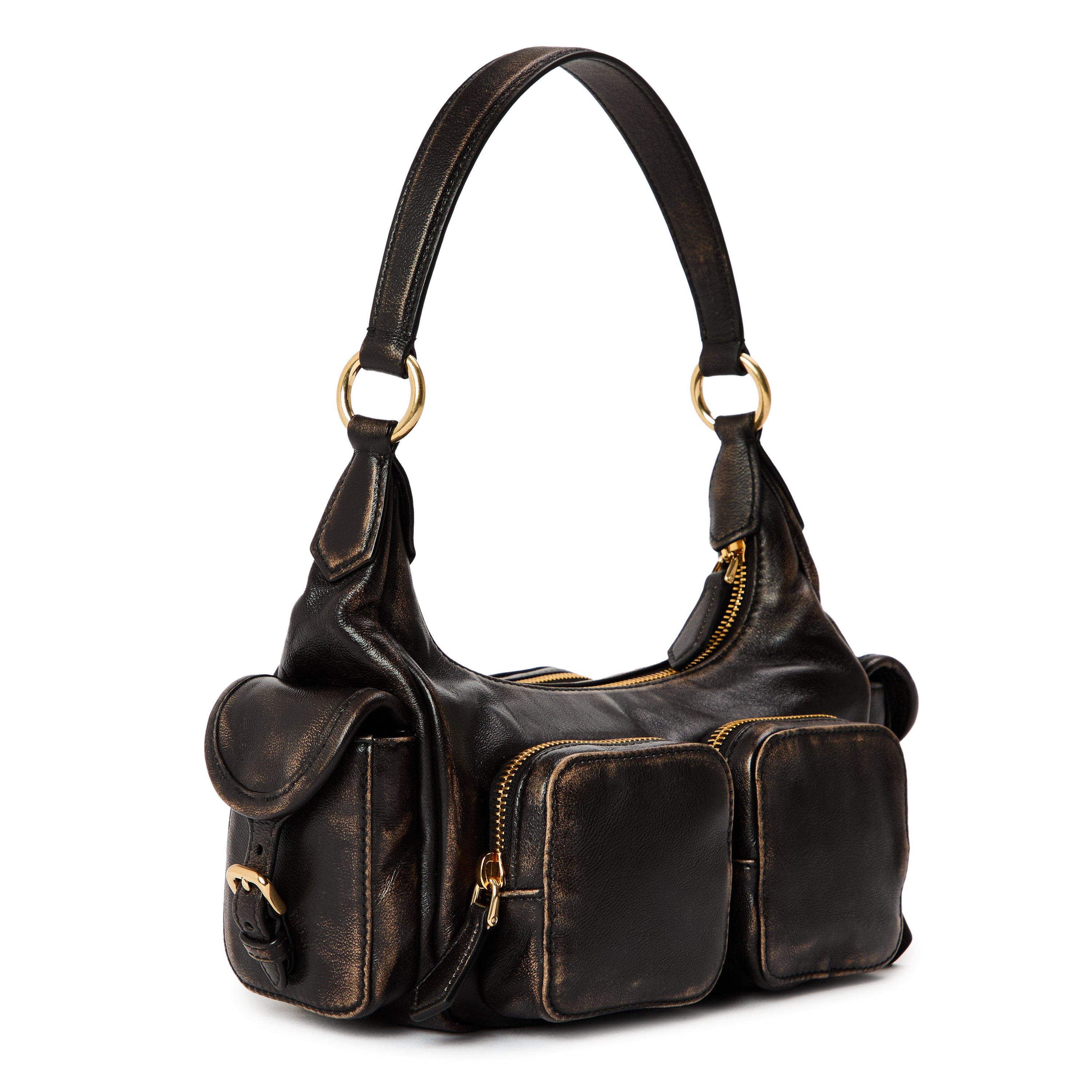 Caffe - Miu Miu - Women's Nappa Shoulder Bag - 2