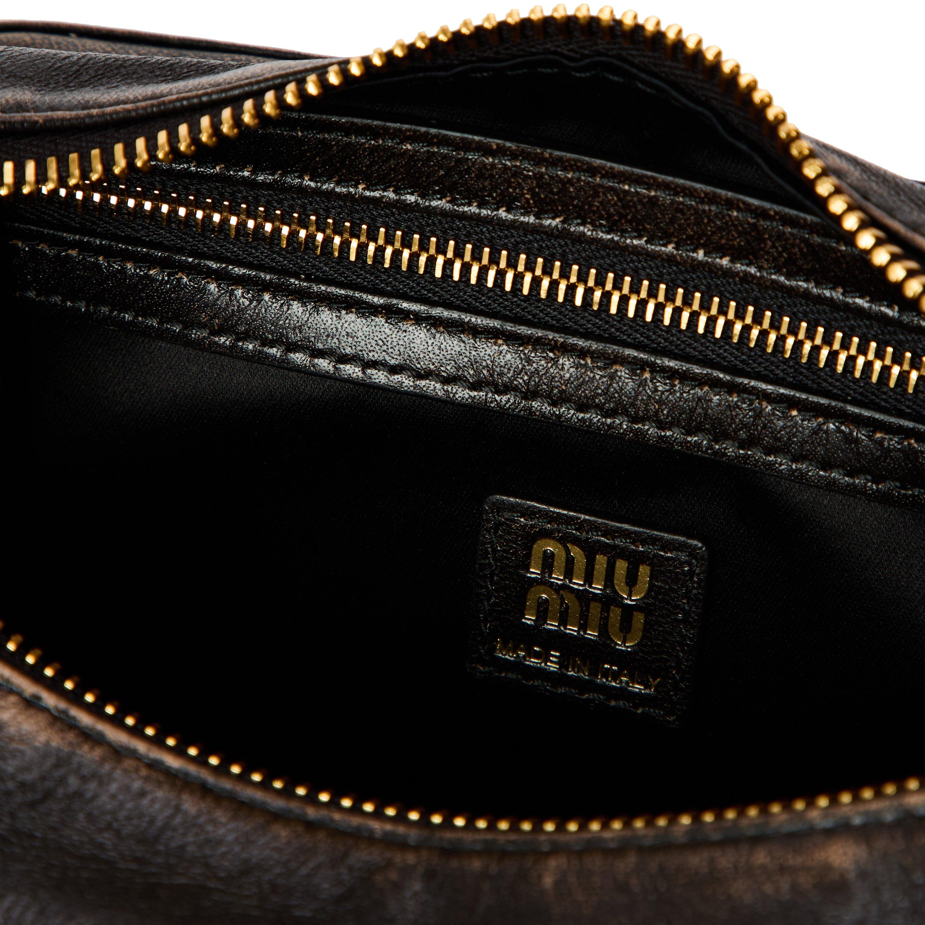 Caffe - Miu Miu - Women's Nappa Shoulder Bag - 4