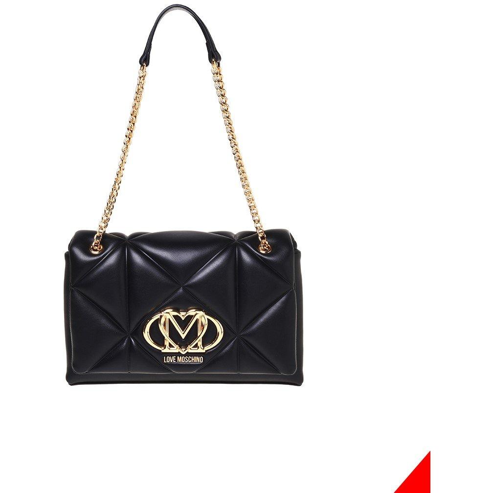 Black - Love Moschino - LM Quilt Shoulder Ld62