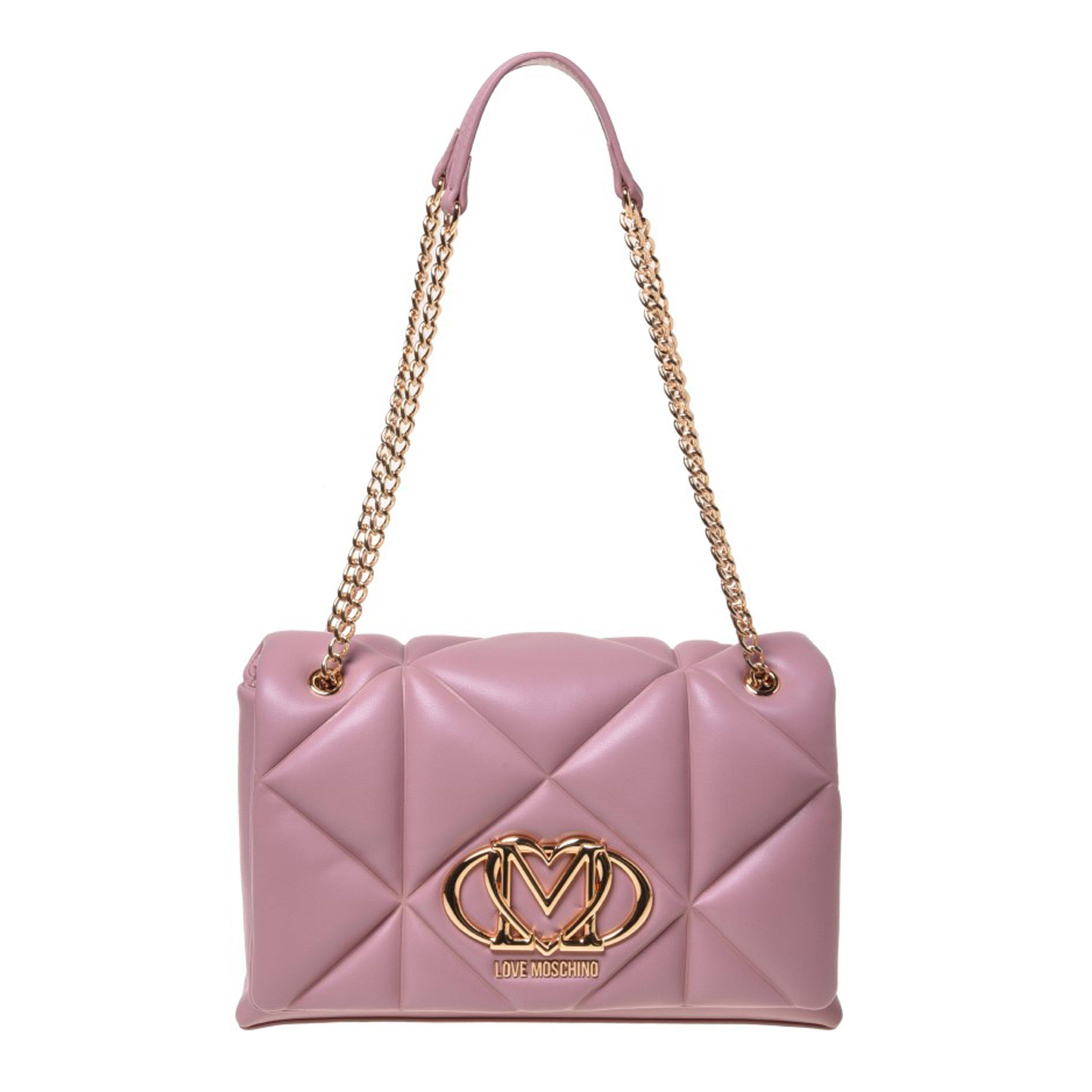 Pink - Love Moschino - Women's Shoulder Bag