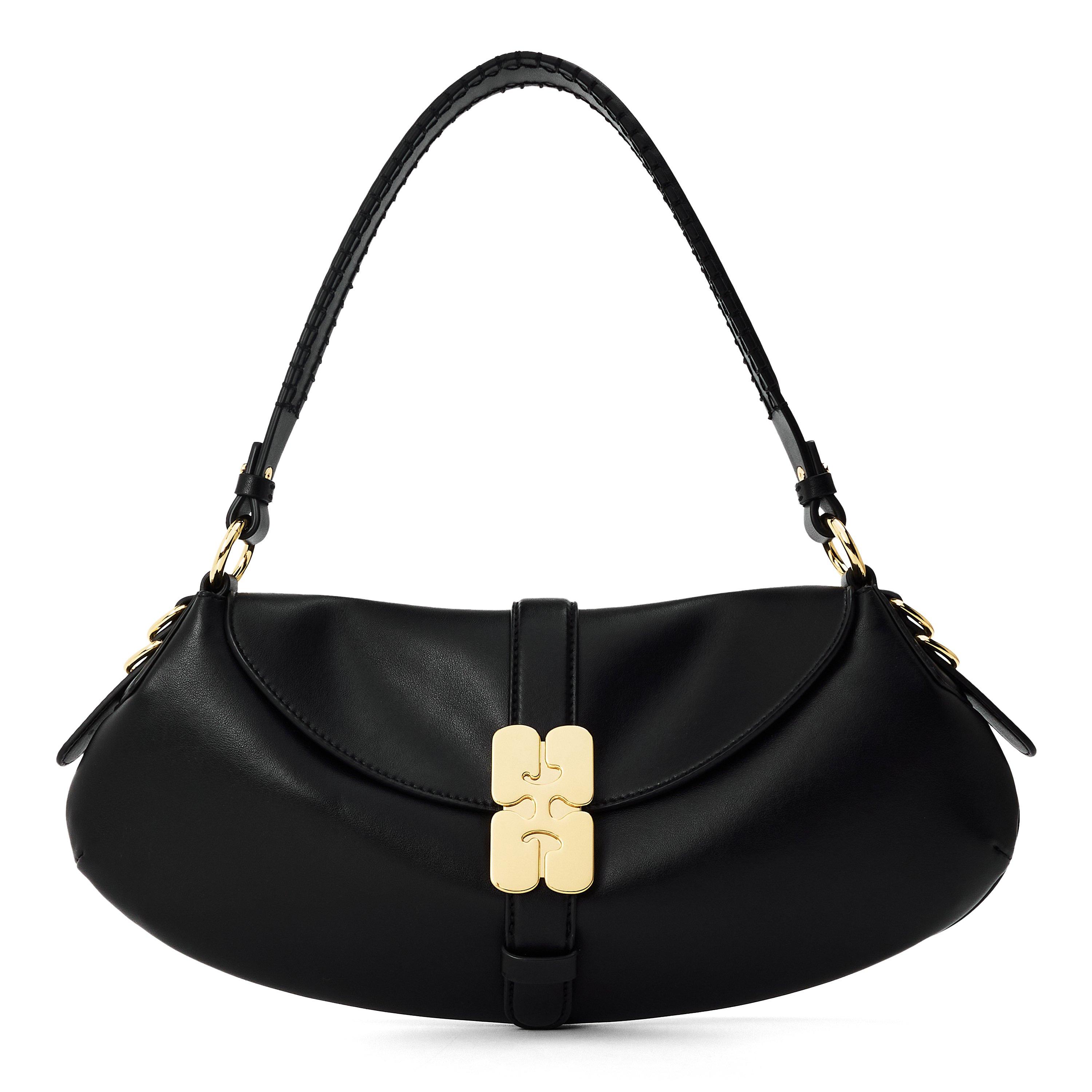 Black - Ganni - Ganni Kat Baguette Ld61 - 1