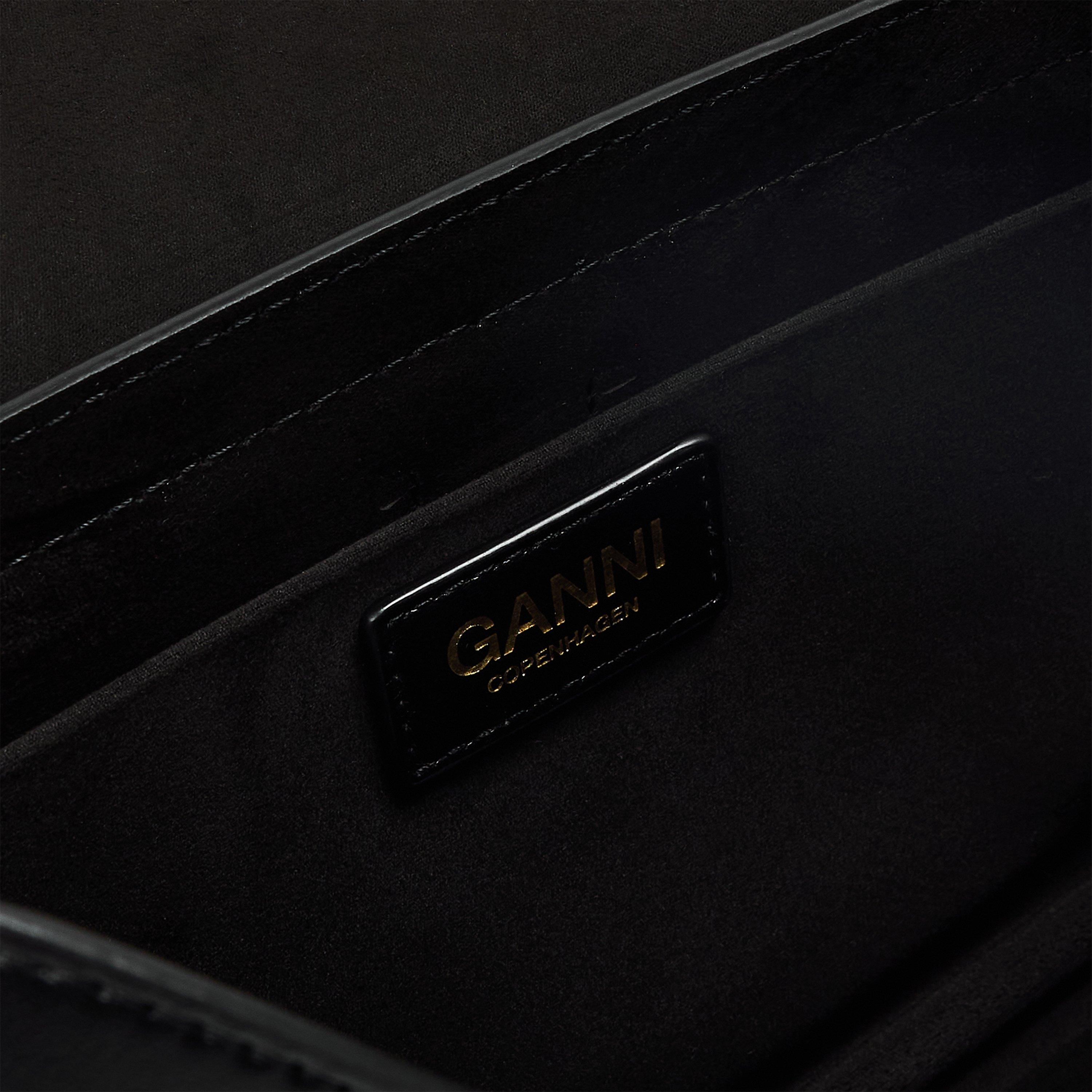 Black - Ganni - Ganni Kat Baguette Ld61 - 4