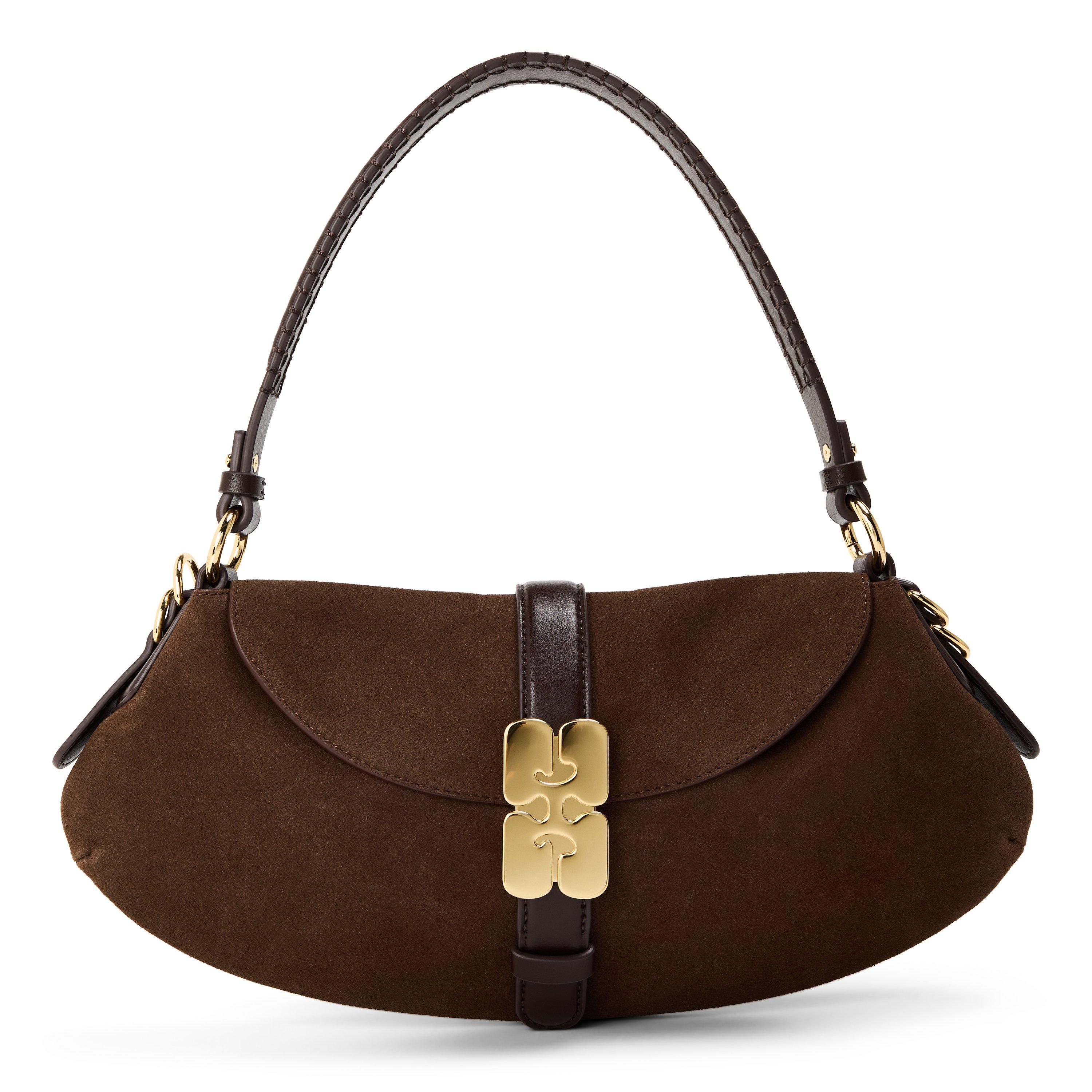 Ganni Women's Shoulder Bag - Chicory Coffee