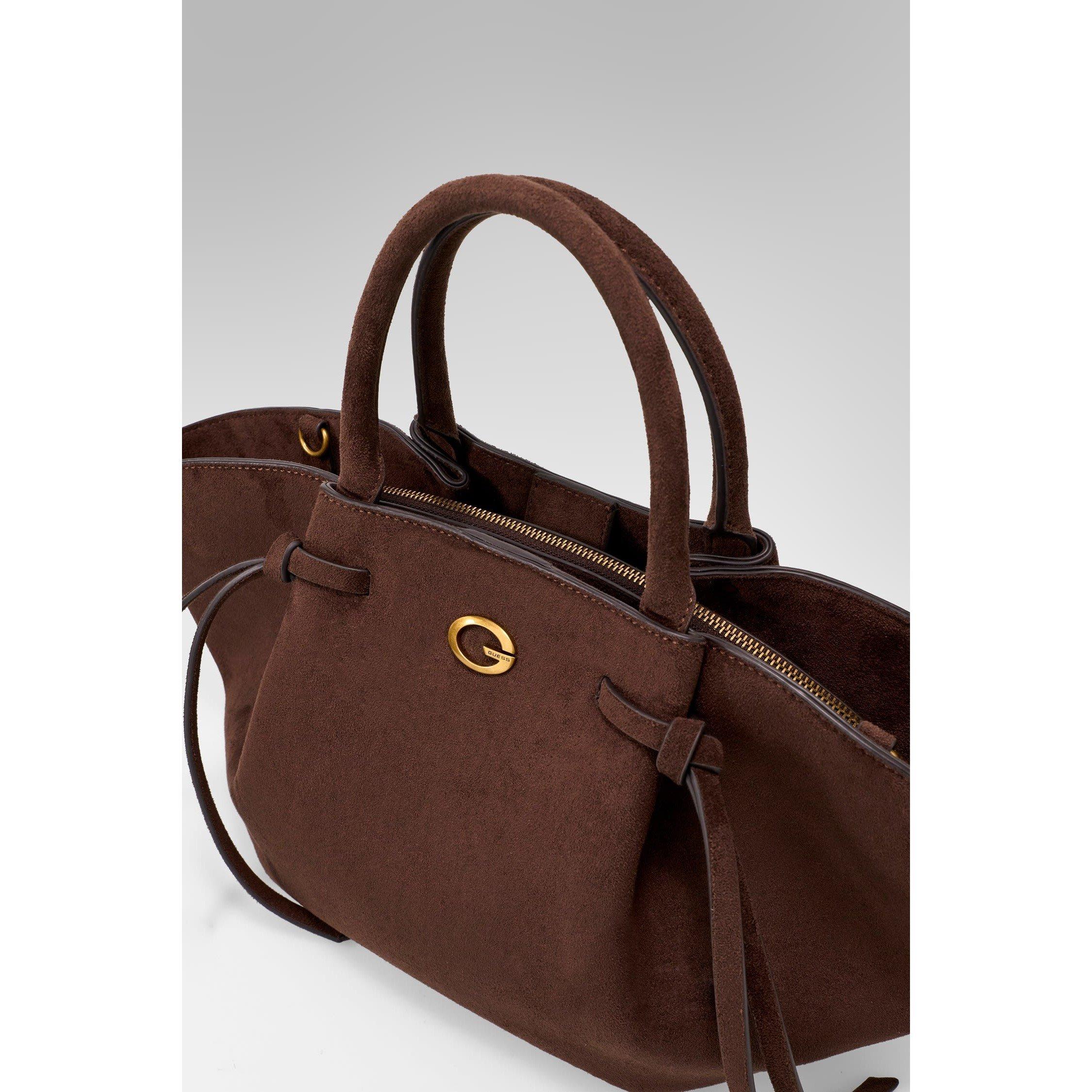 ESPRESSO - Guess - Women's Allegra Girlfriend Satchel - 4
