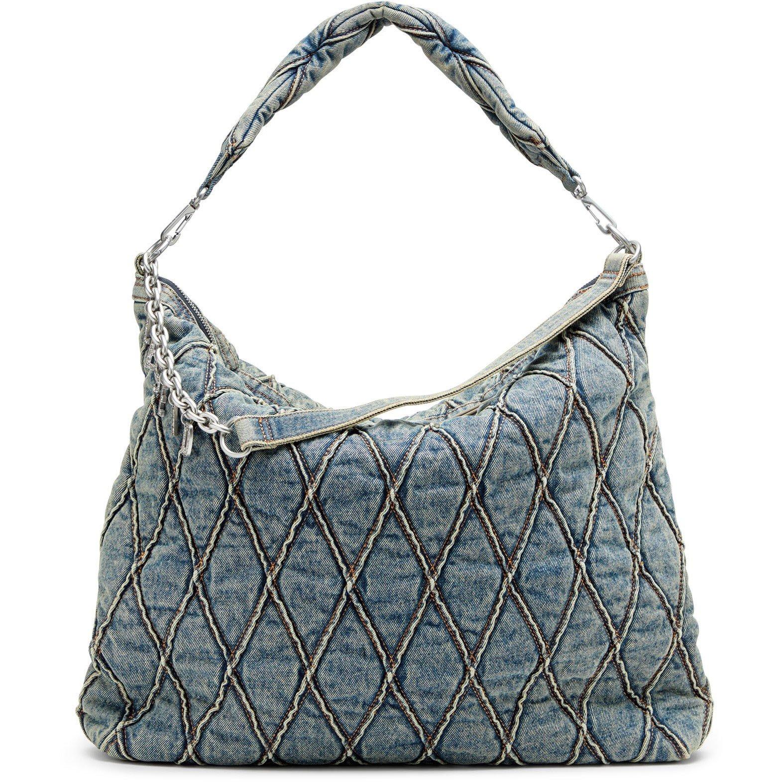 Diesel Women's Denim Charm Hobo Bag