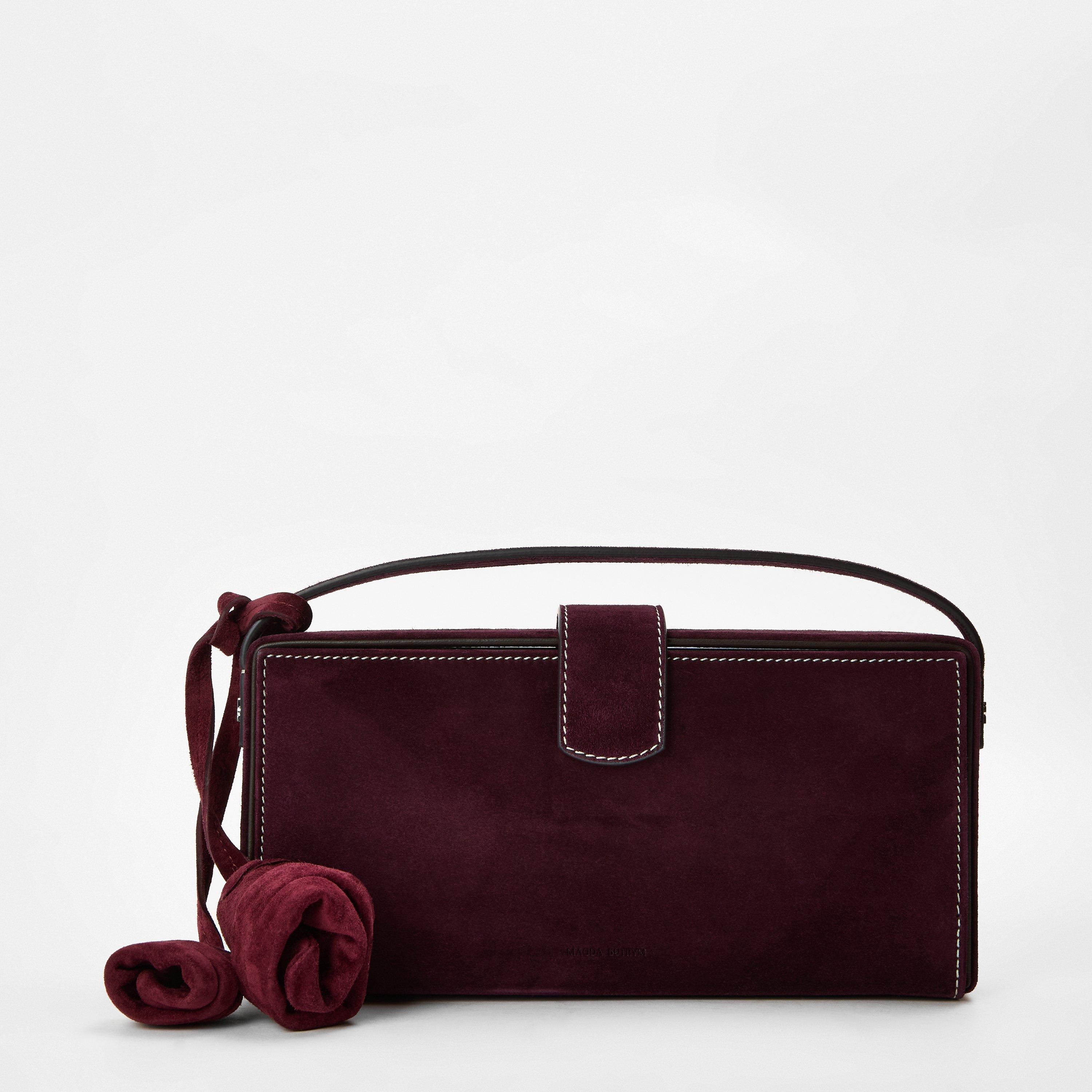 Burgundy - Magda Butrym - Womens Apolonia Bag - 1