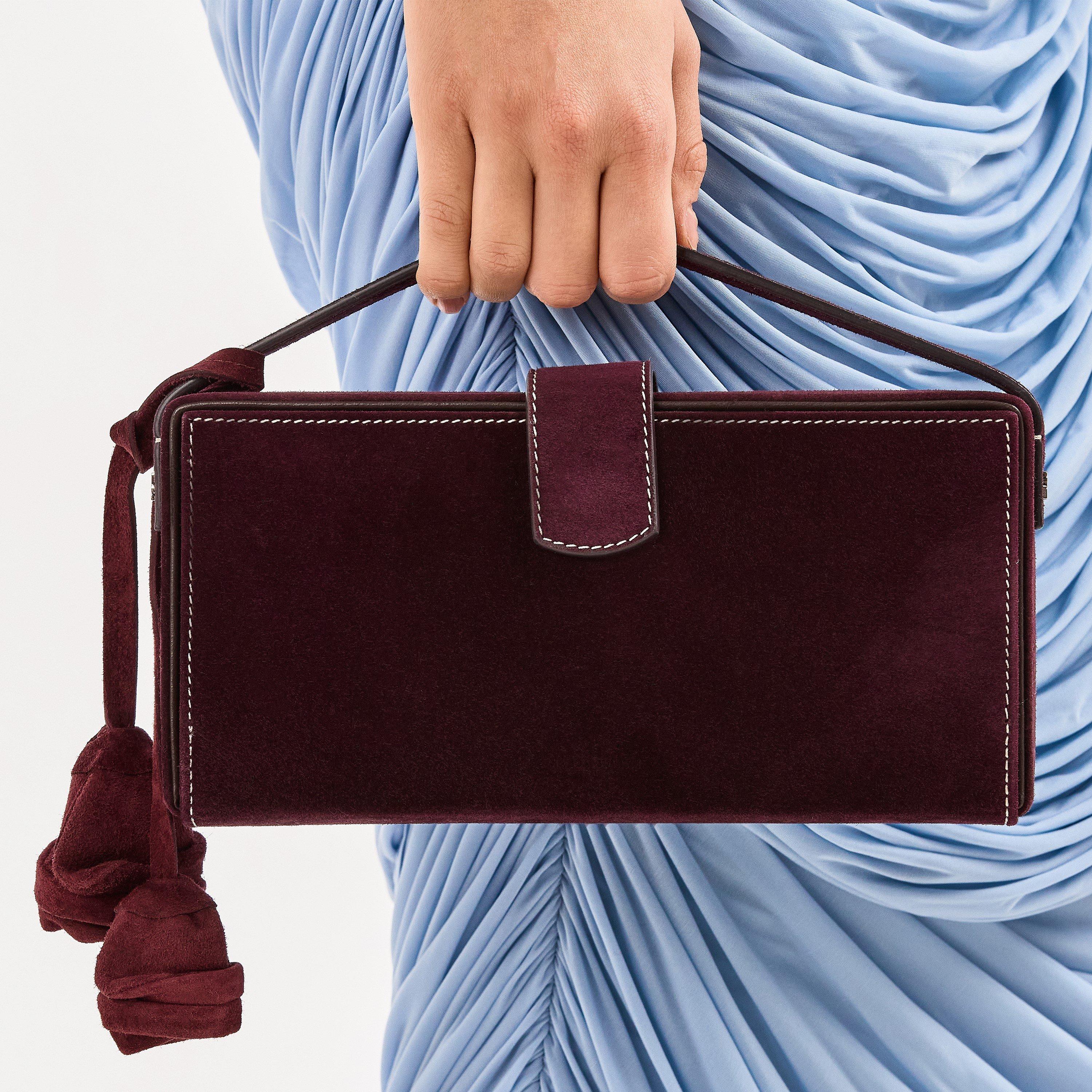 Burgundy - Magda Butrym - Womens Apolonia Bag - 3