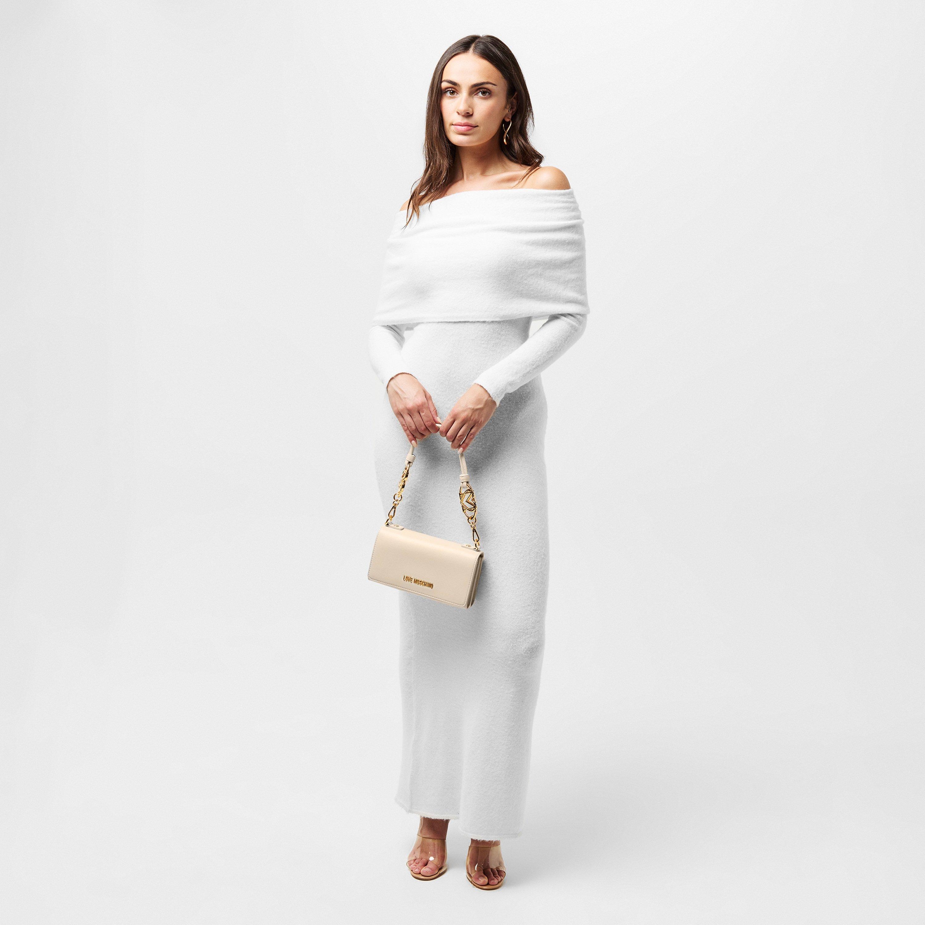 Ivory - Love Moschino - Women's Jewel Shoulder Bag - 6