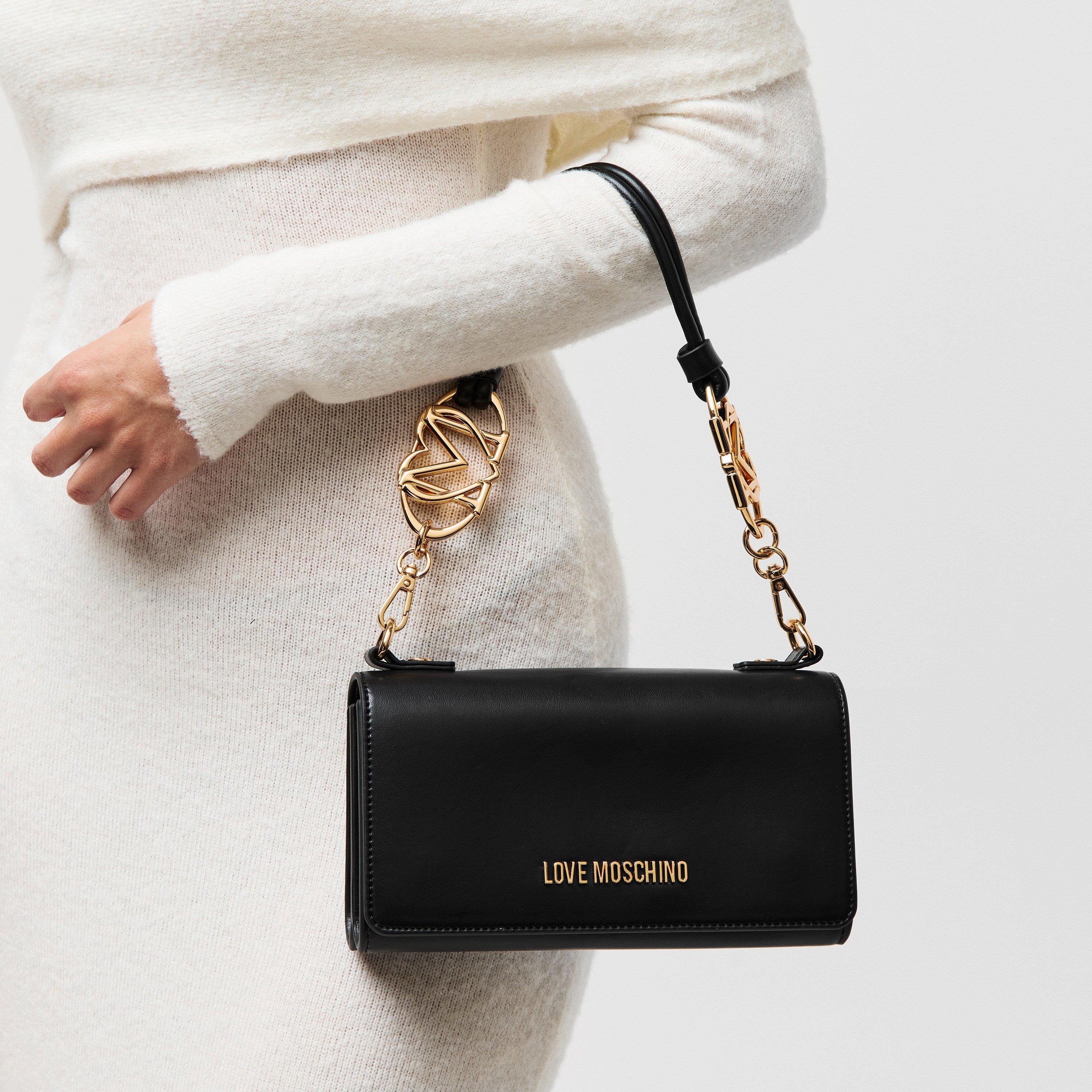 Black - Love Moschino - Women's Jewel Shoulder Bag - 3