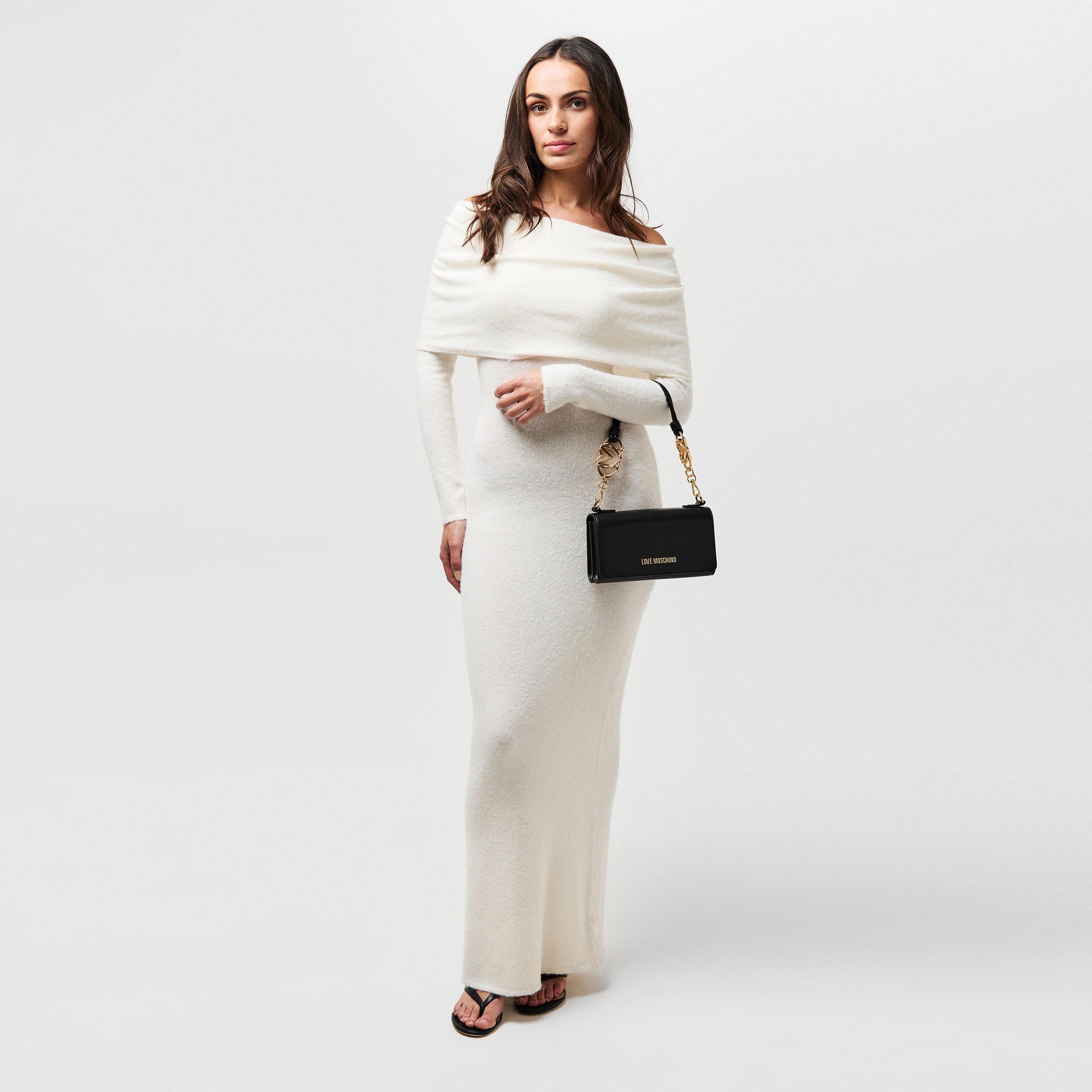 Black - Love Moschino - Women's Jewel Shoulder Bag - 6