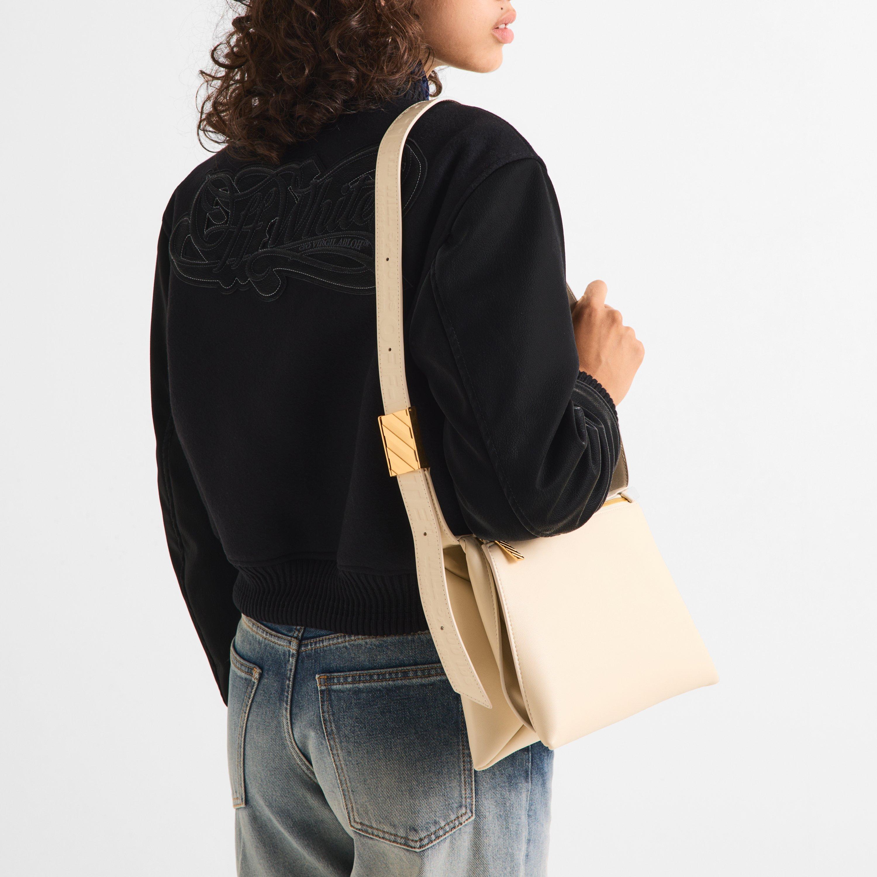 Cream - Off White - Sandbag Shoulder Bag - 3