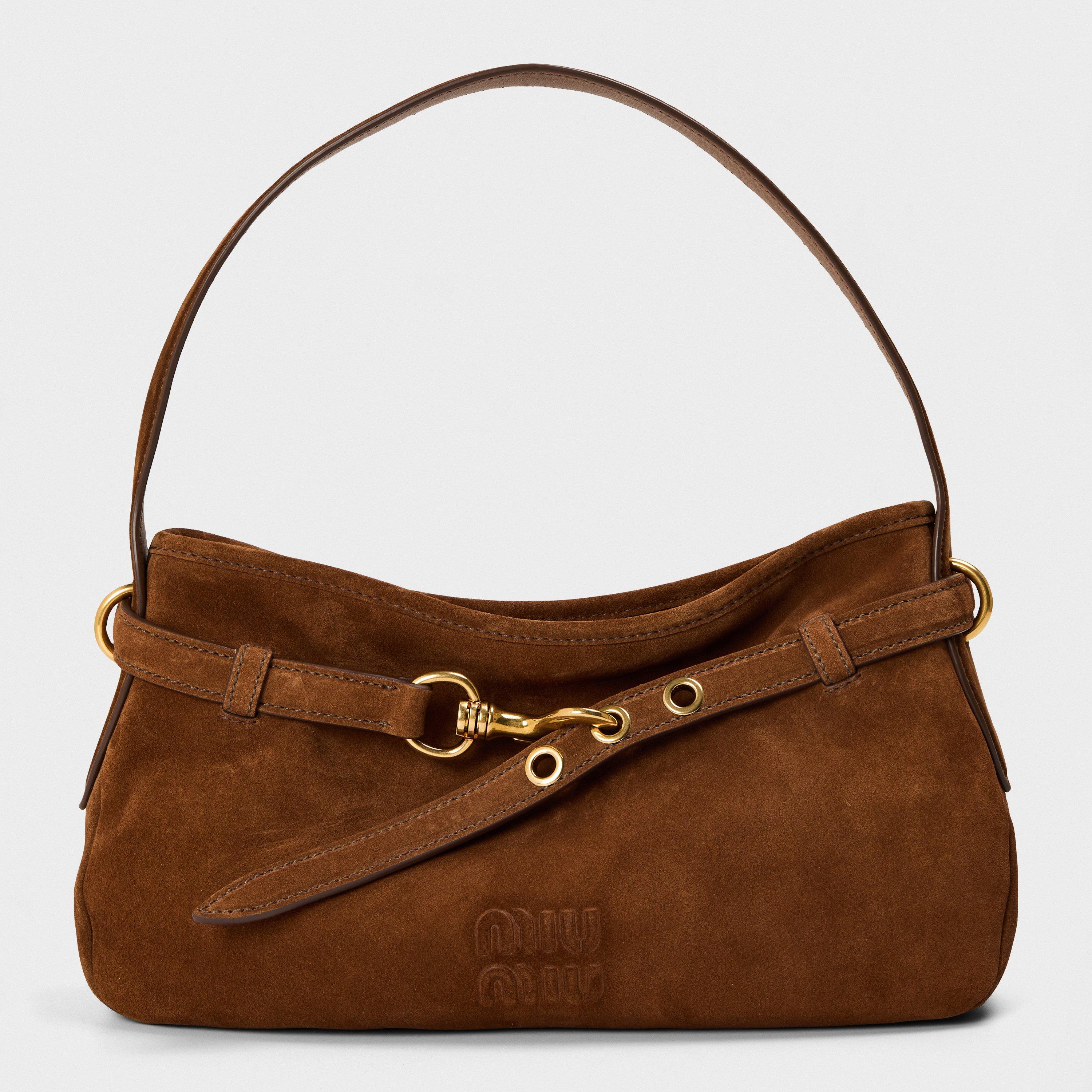 Rovere - Miu Miu - Women's Aventure Suede Shoulder Bag - 1